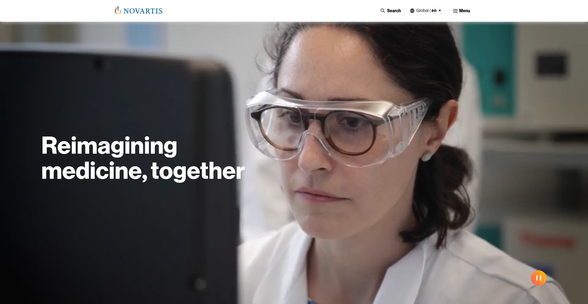 Novartis.com Screenshot