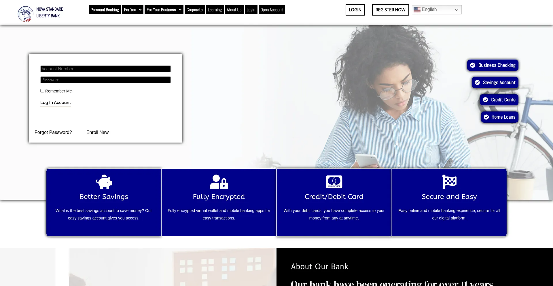Novastandardliberty.com Screenshot