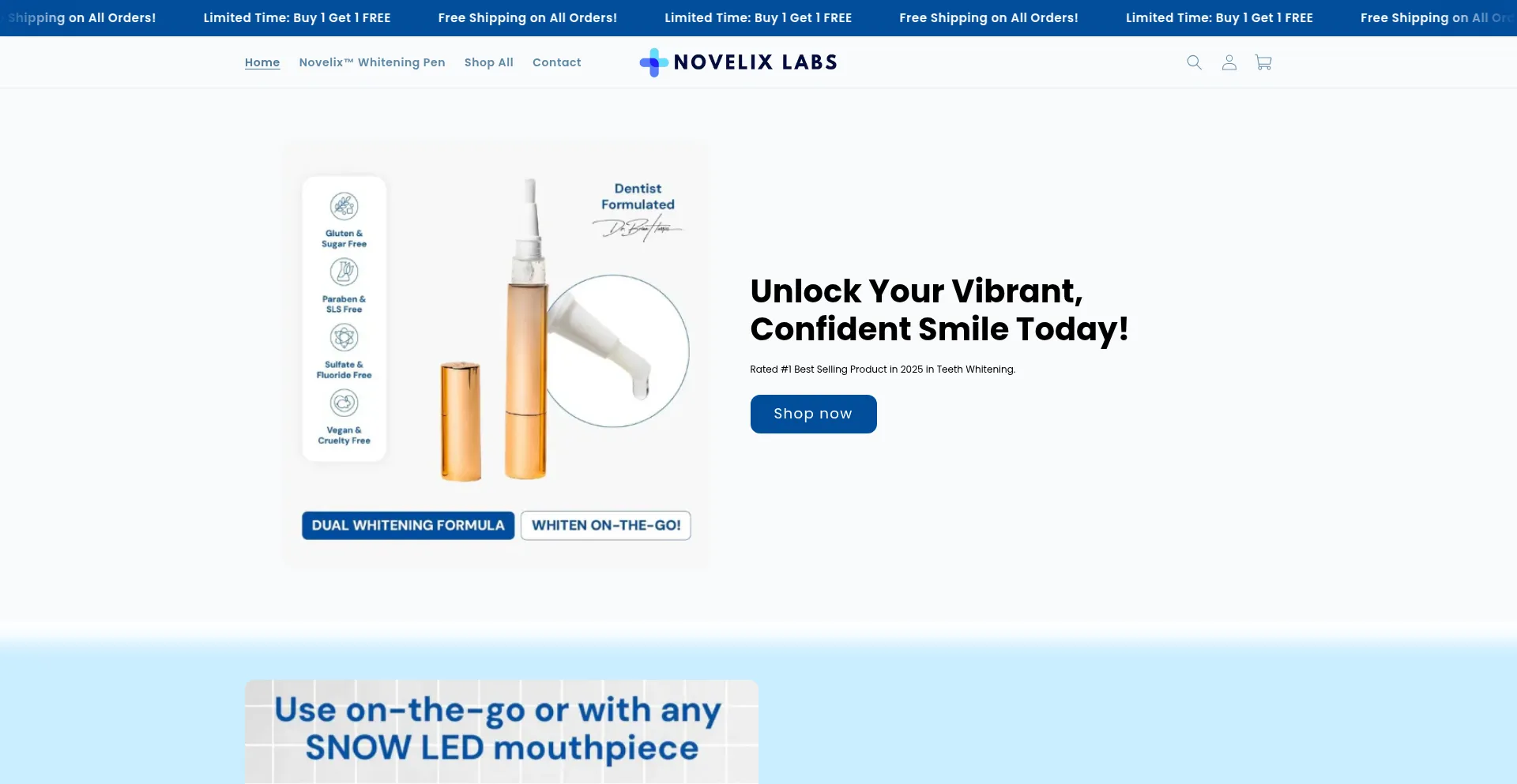 Novelixlabs.com Screenshot