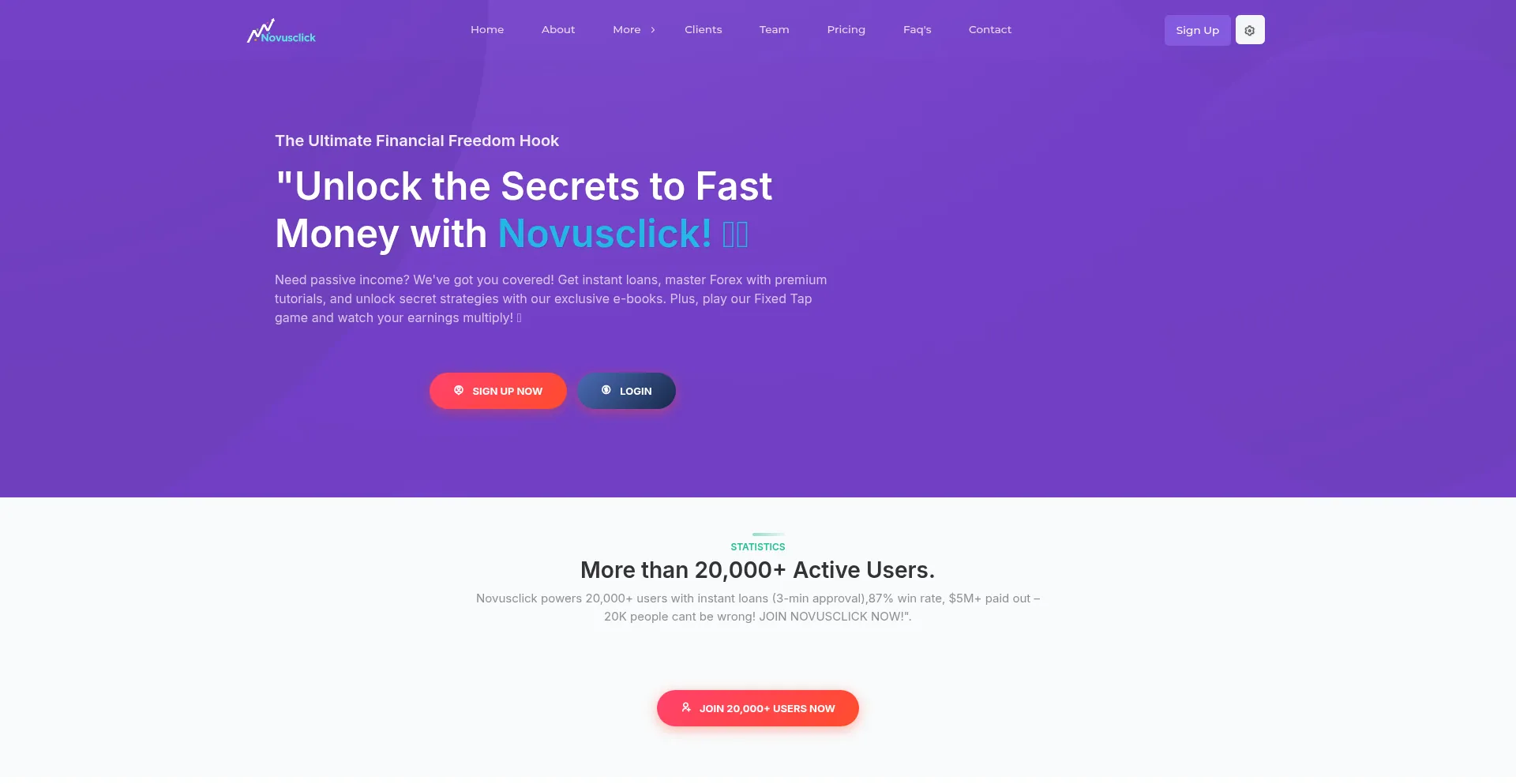 Is Novusclick.com Safe?