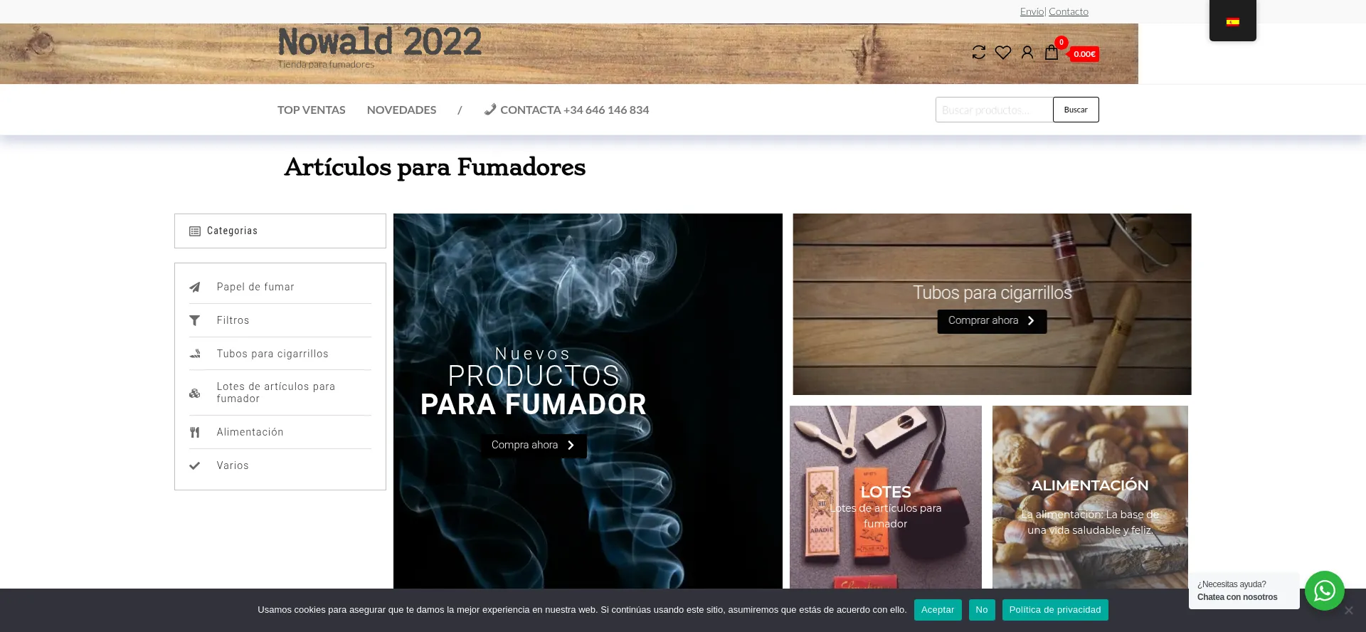 Website screenshot of Nowald2022.com