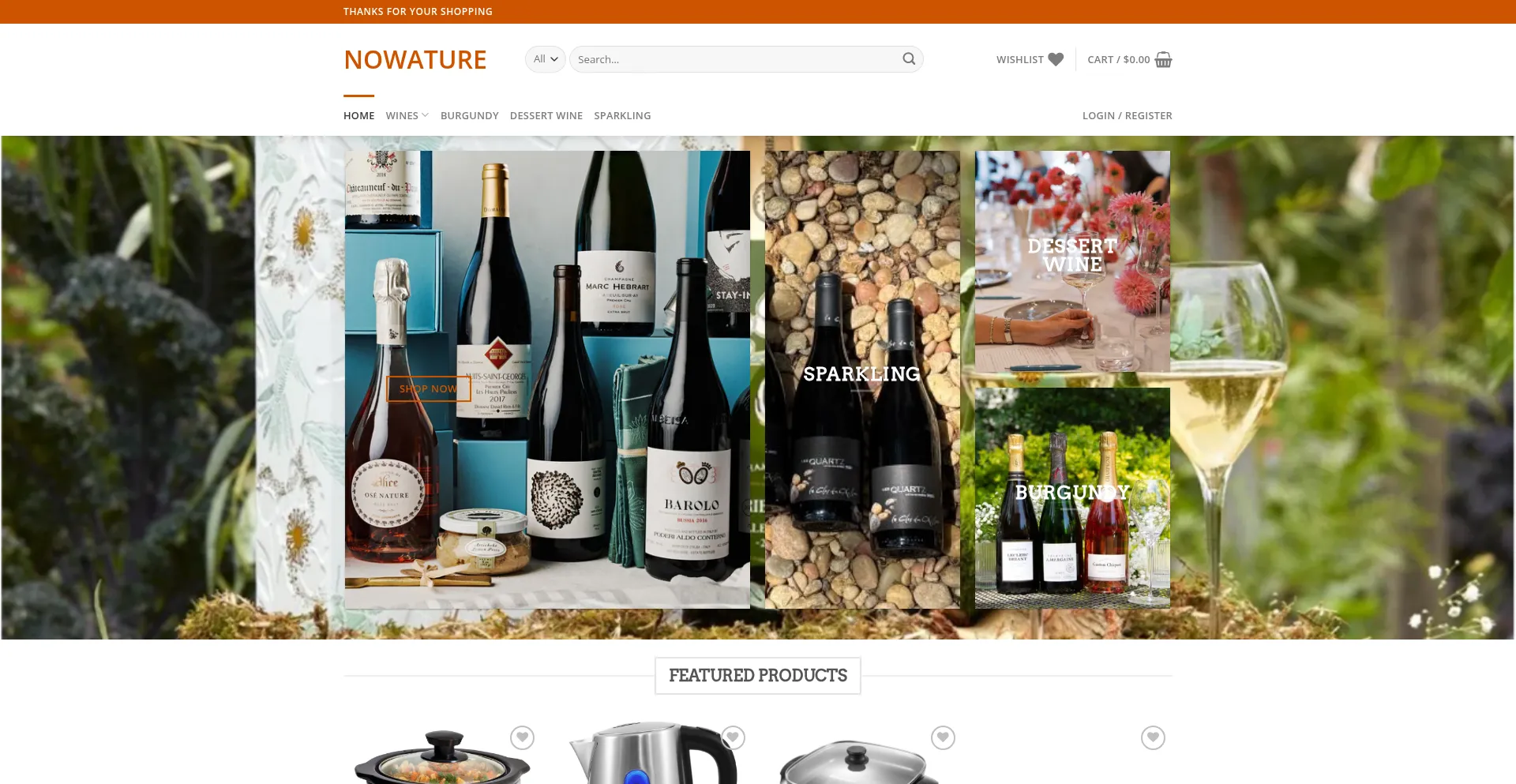Nowature.com Screenshot
