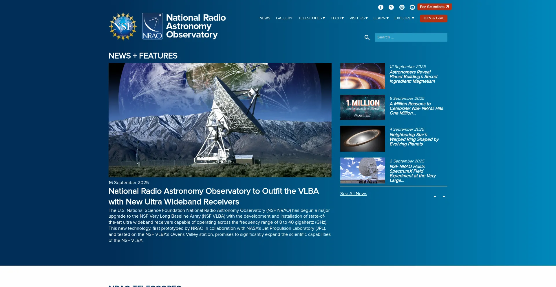 Nrao.edu Screenshot