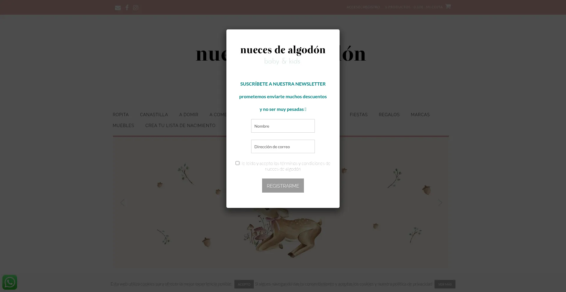 Nuecesdealgodon.com Screenshot