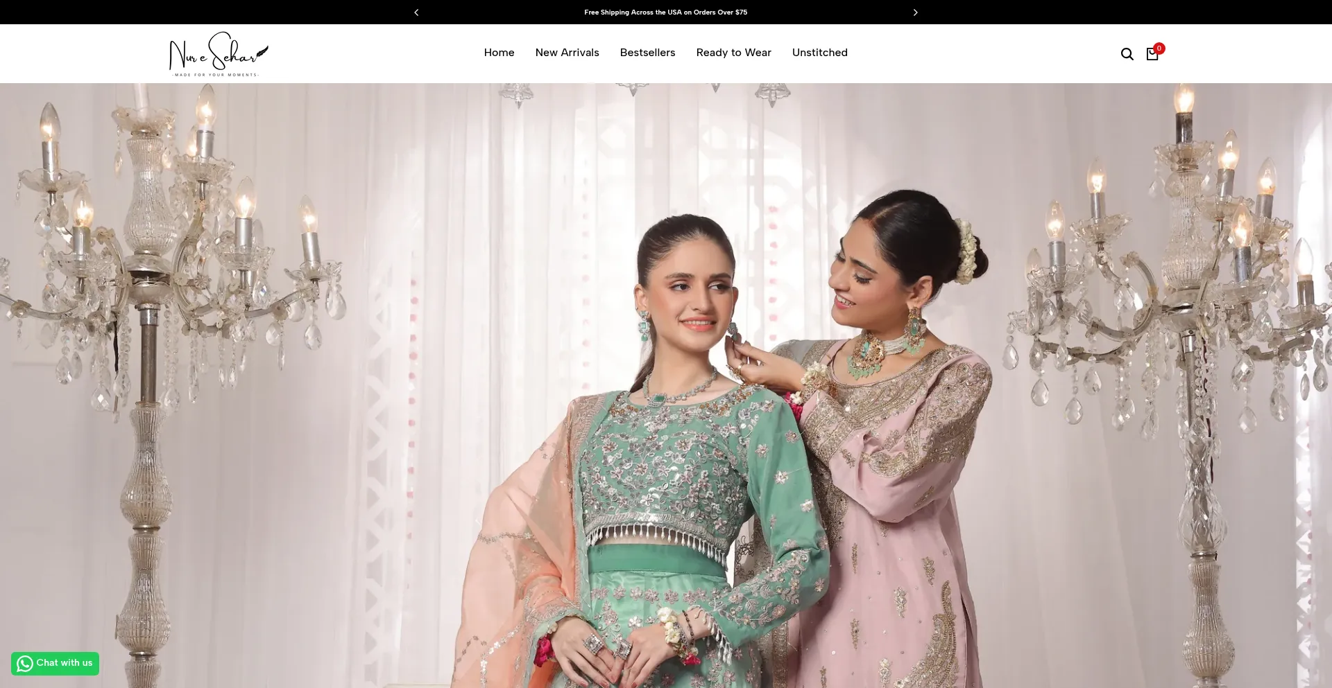 Website screenshot of Nuresehar.com