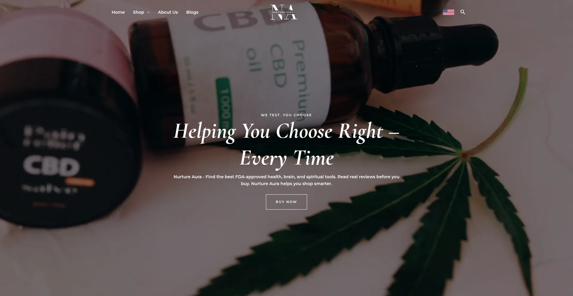 Nurtureaura.com Screenshot