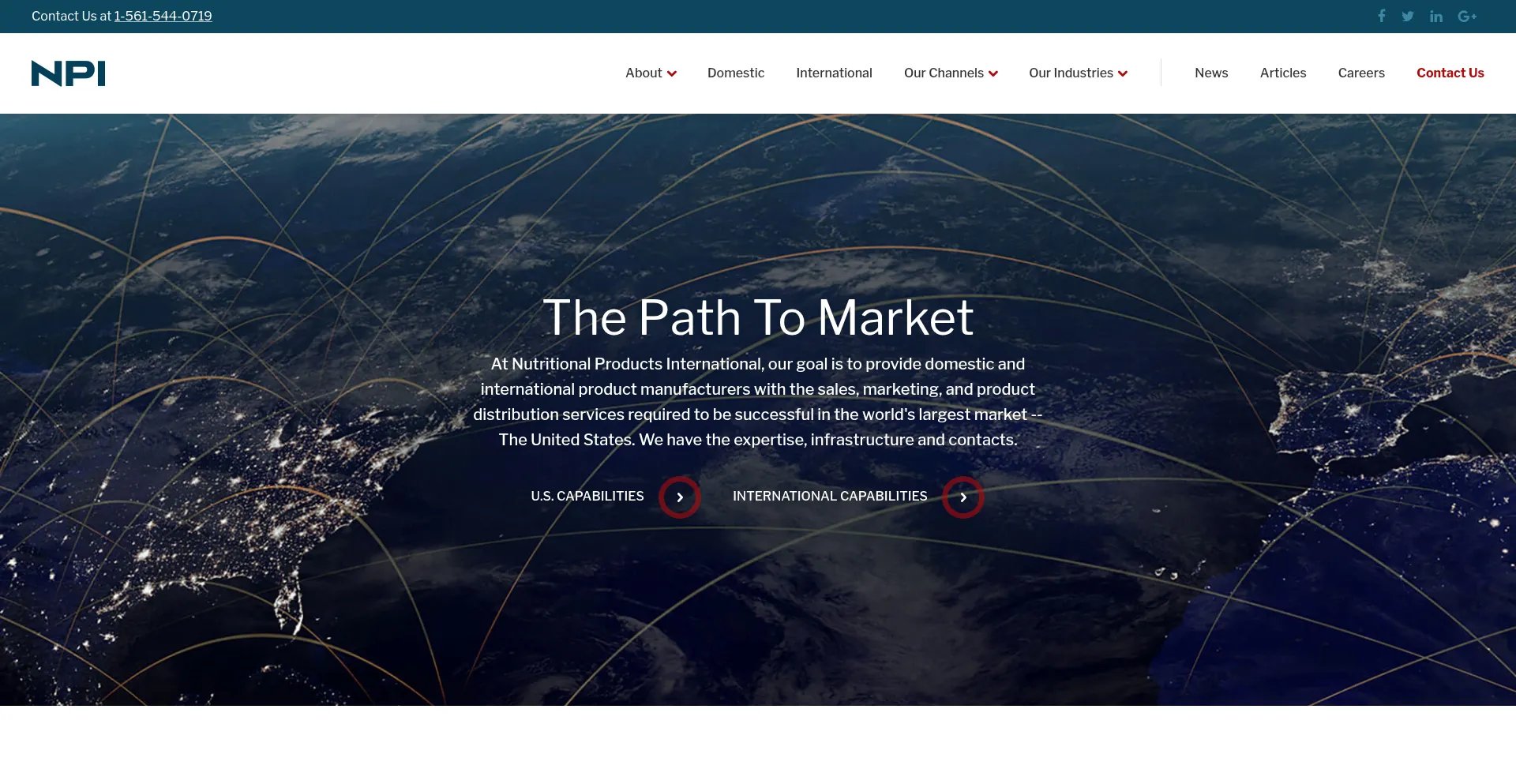 Nutricompany.com Screenshot