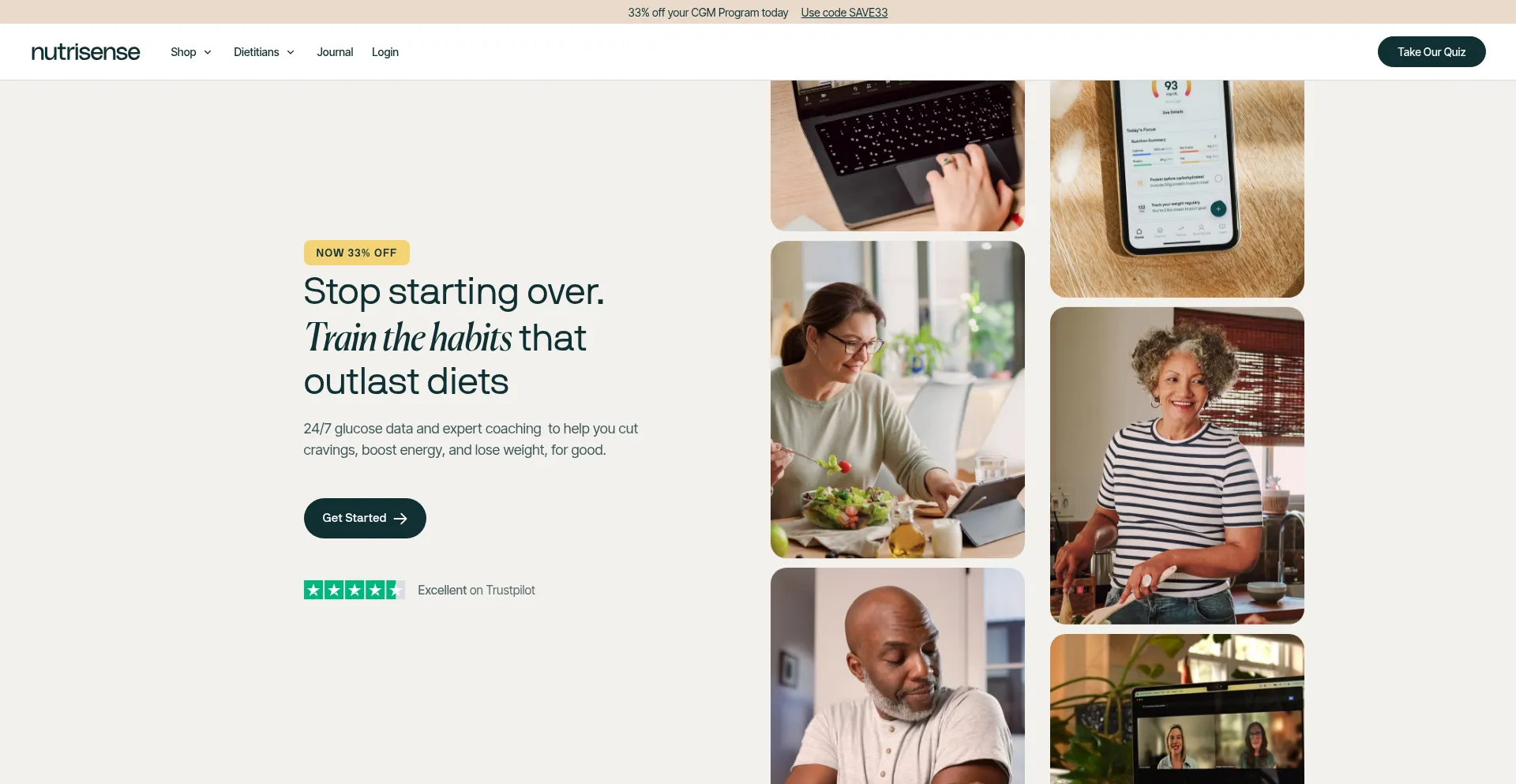 Nutrisense.io Screenshot