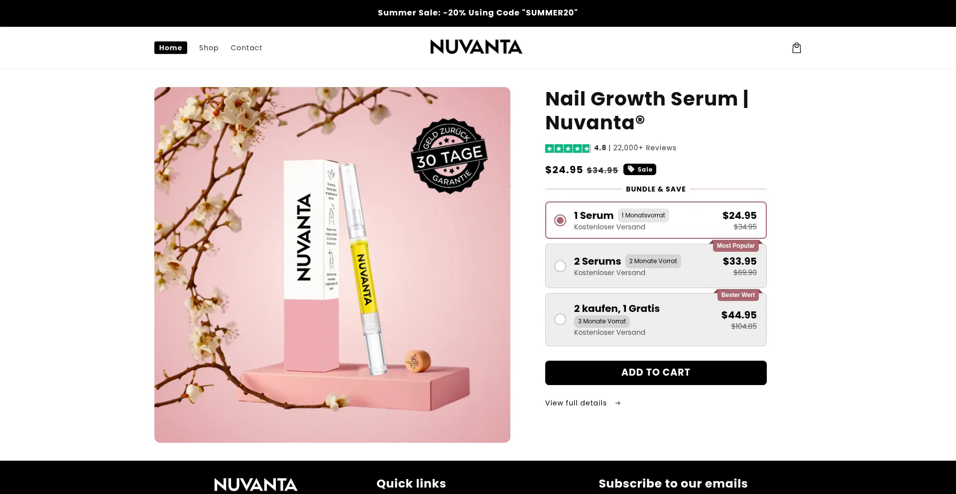 Is Nuvanta-shop.com Safe?