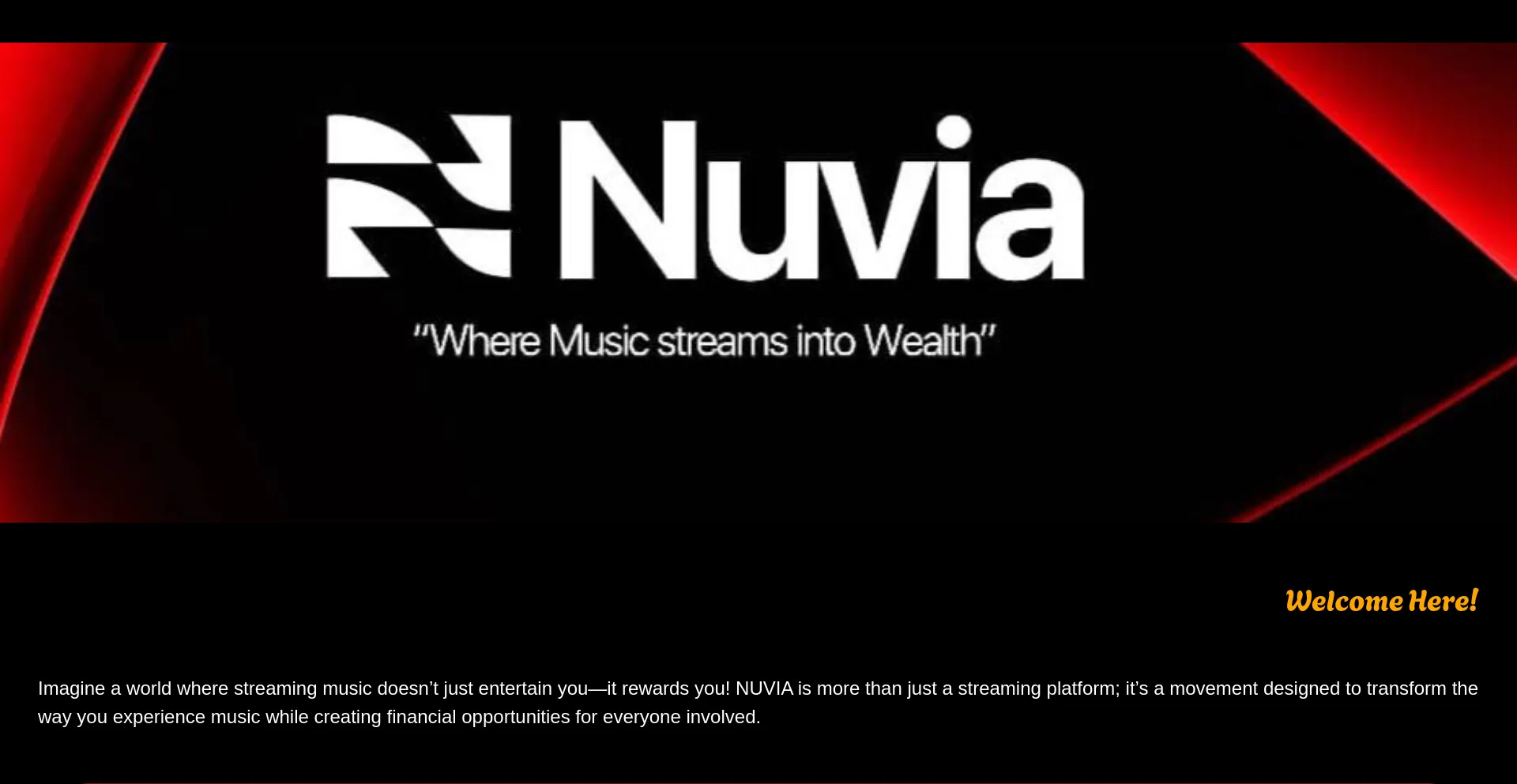 Website screenshot of Nuviacenter.carrd.co