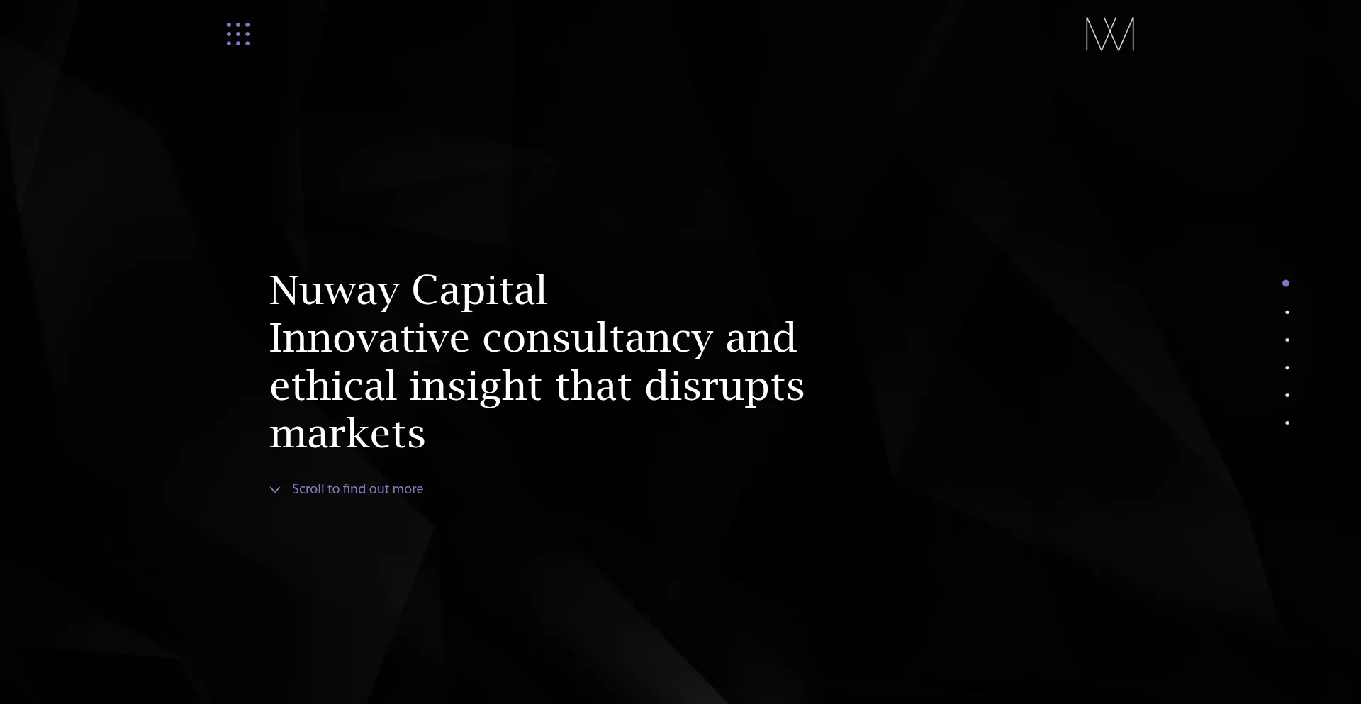Website screenshot of Nuwaycapital.com