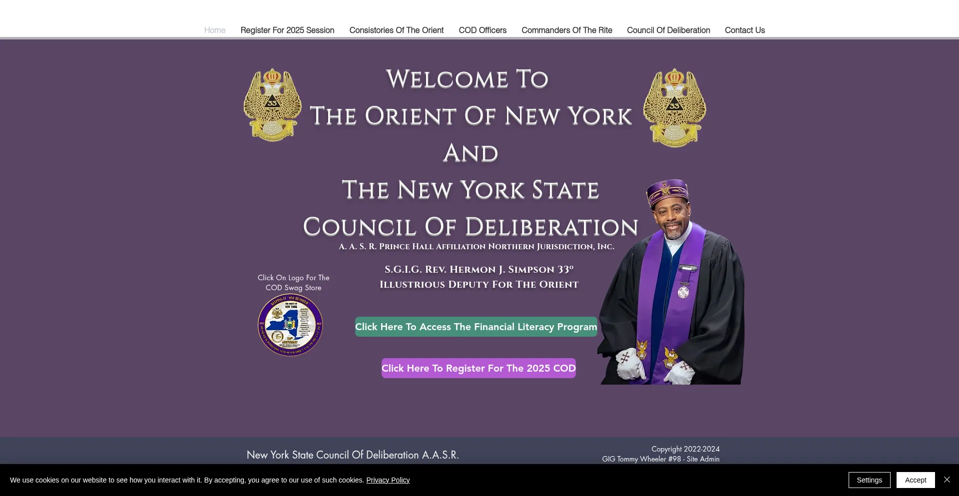 Nyscod.org Screenshot