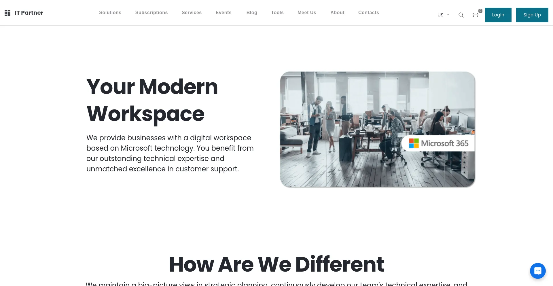 Website screenshot of O365hq.com