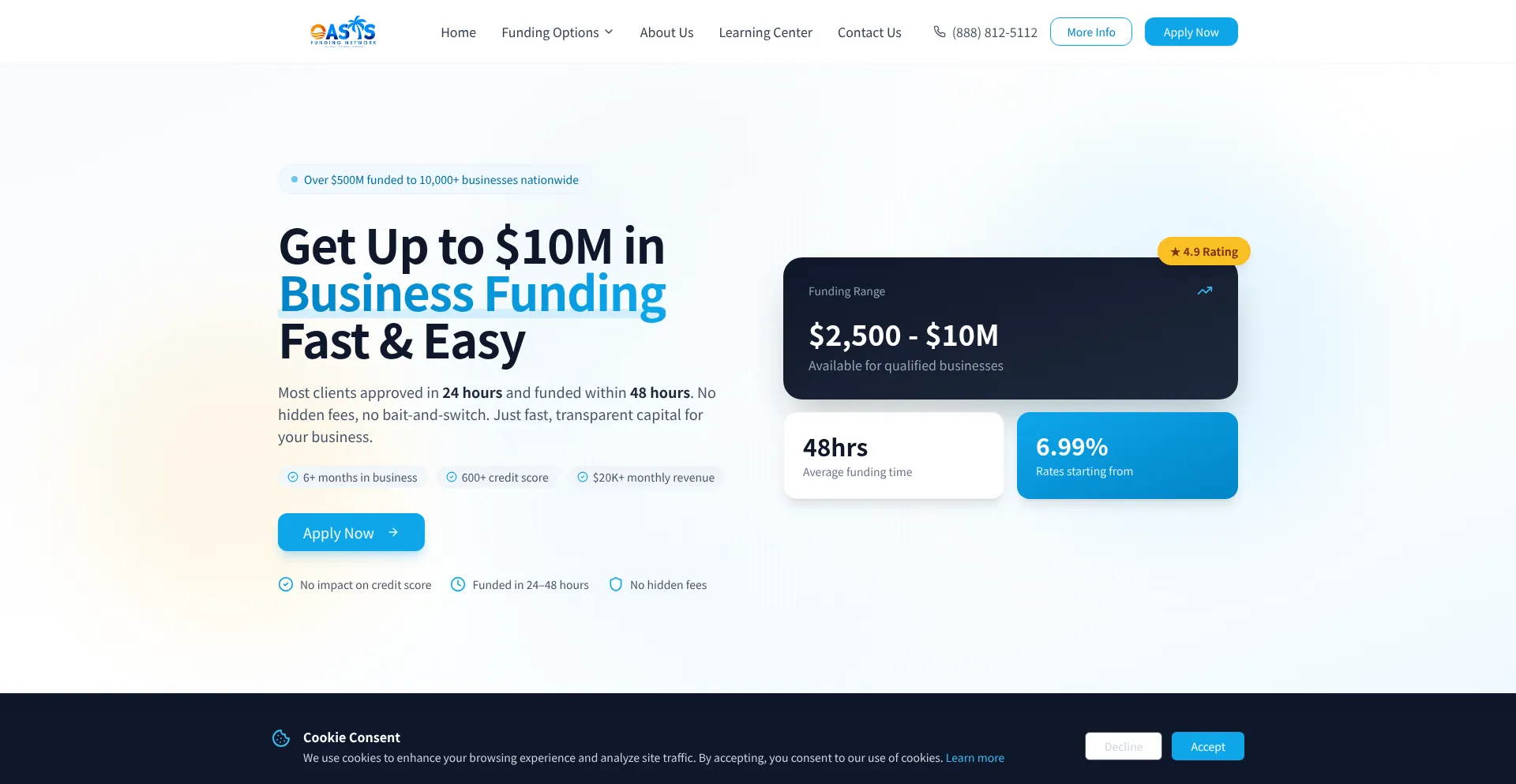 Oasisfundingnetwork.com