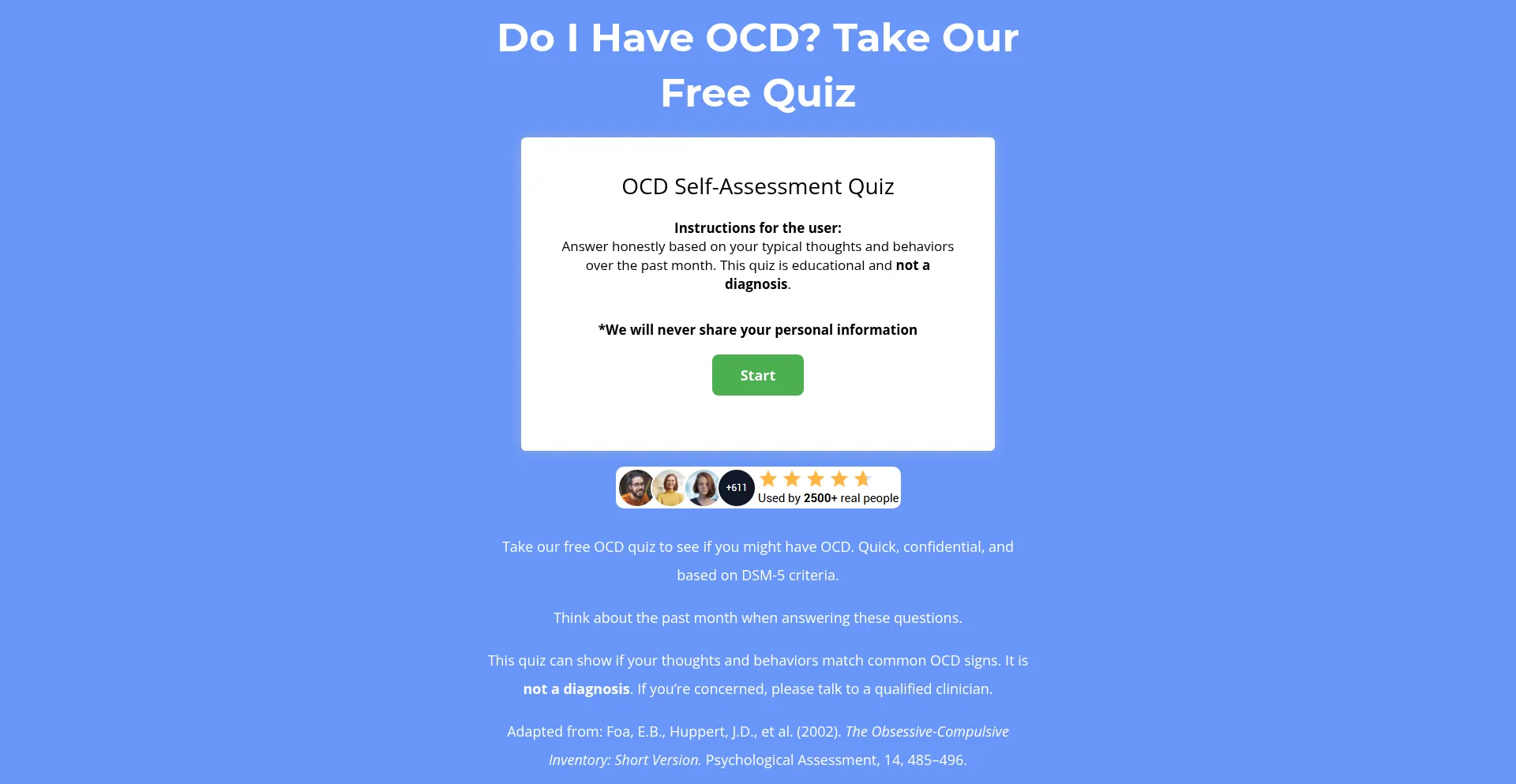 Is Ocdquiz.com Safe?