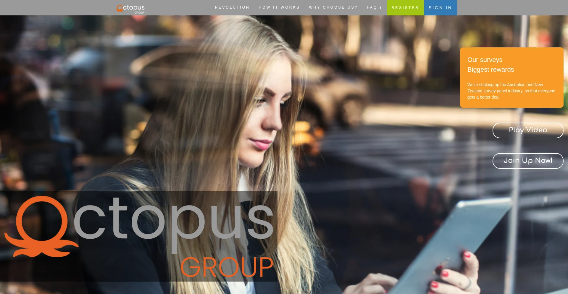 Octopusgroup.com.au Screenshot