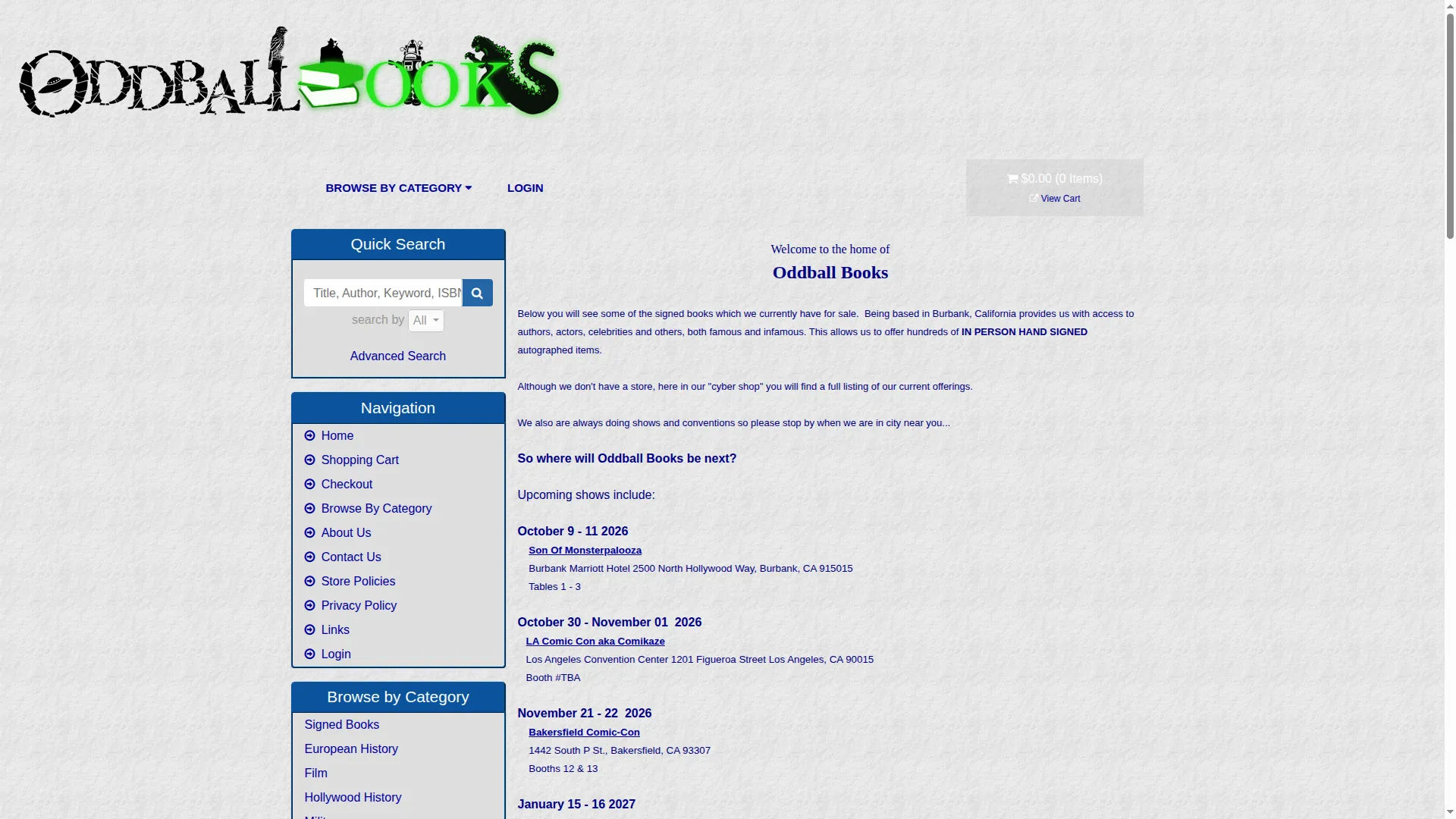 Oddballbooks.com