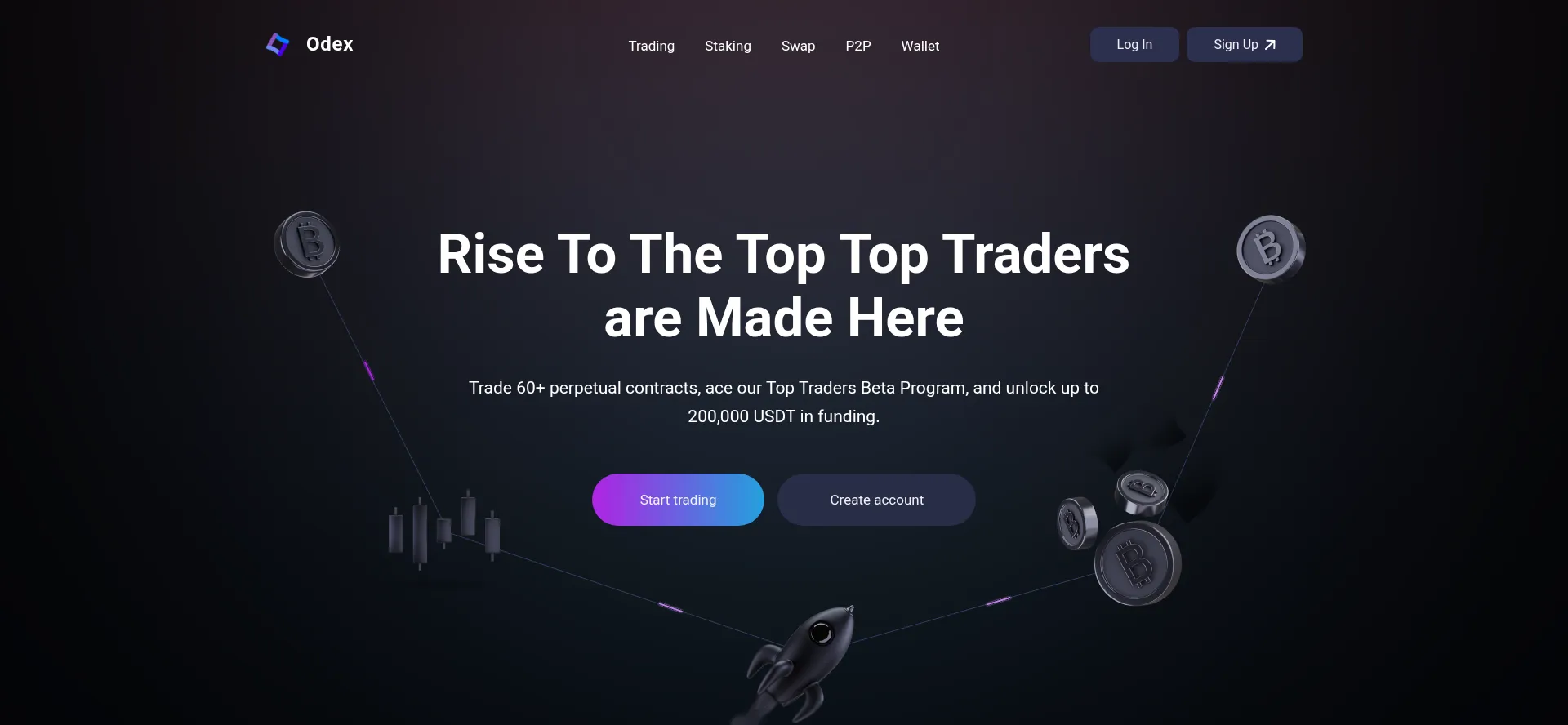 Website screenshot of Odex.top