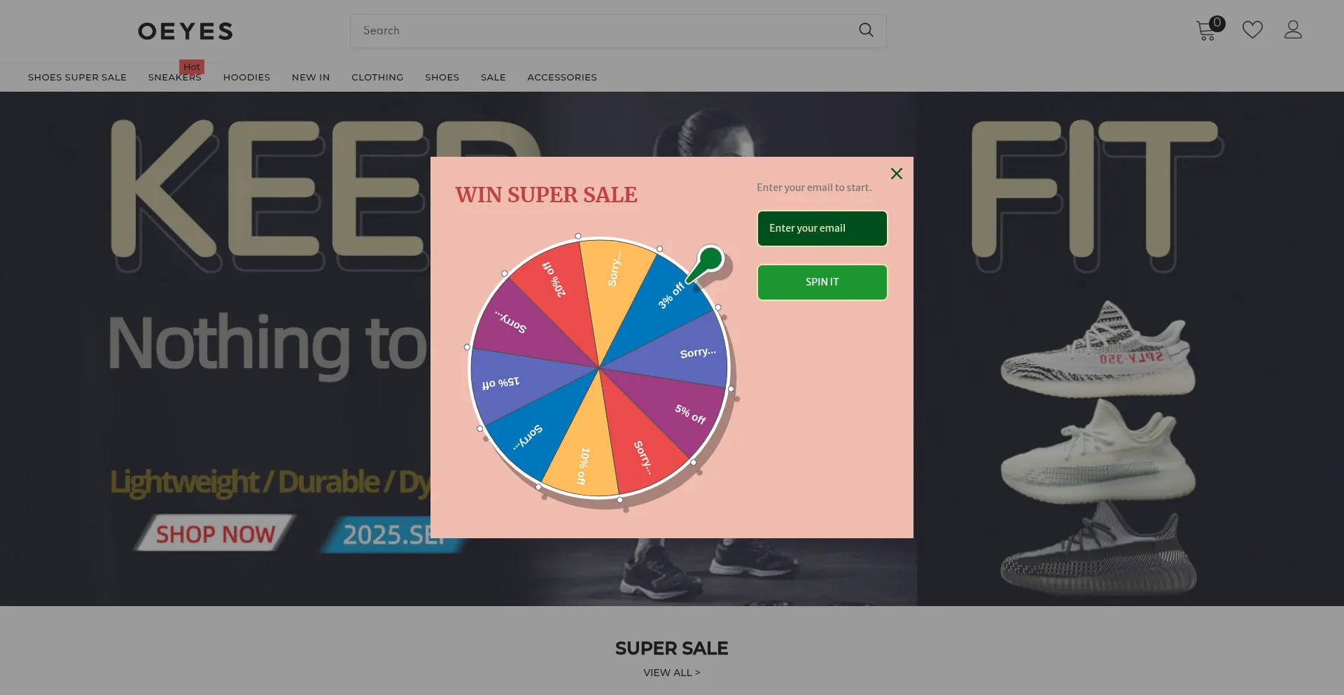 Oeyes.com Screenshot