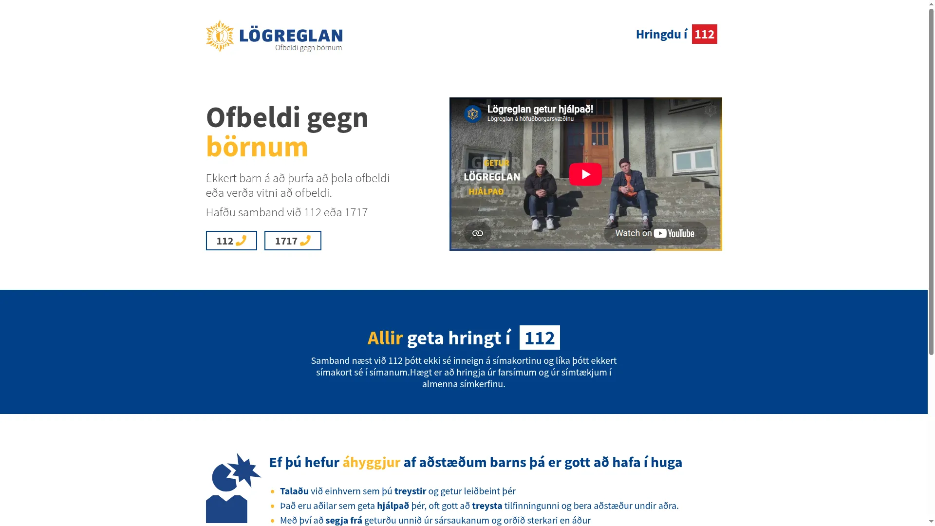Ofbeldigegnbornum.is