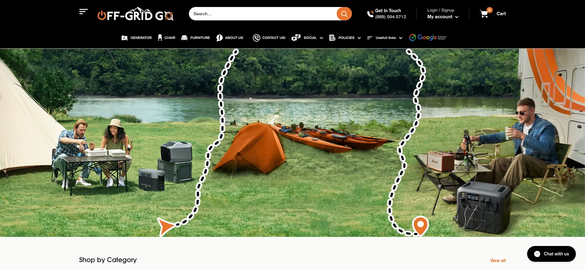 Offgridgo.com Screenshot