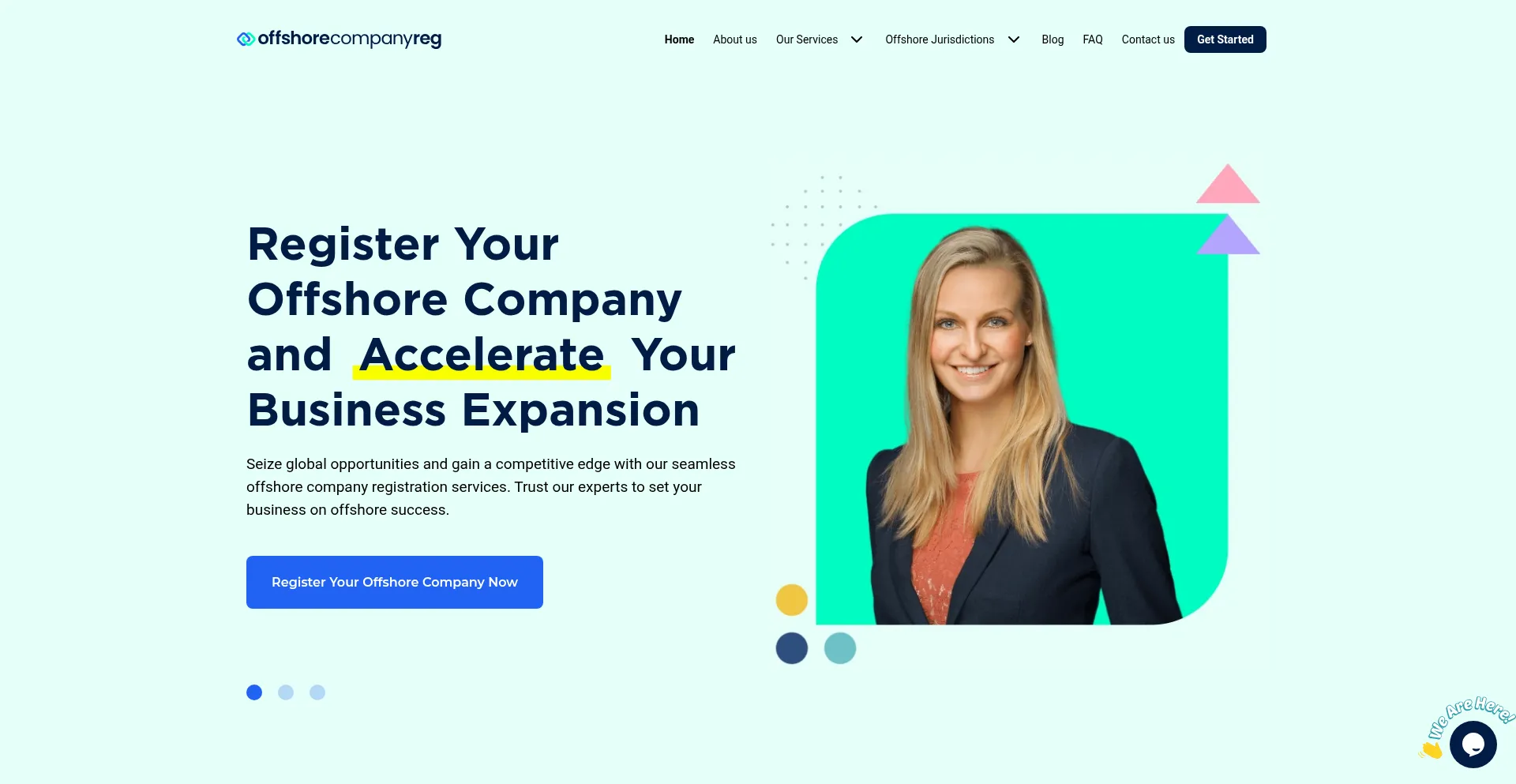 Offshorecompanyreg.com Screenshot