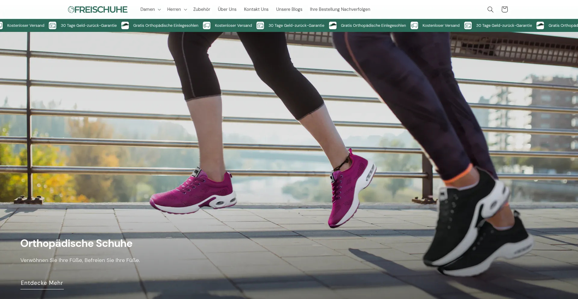 Ofreischuhe.com Screenshot