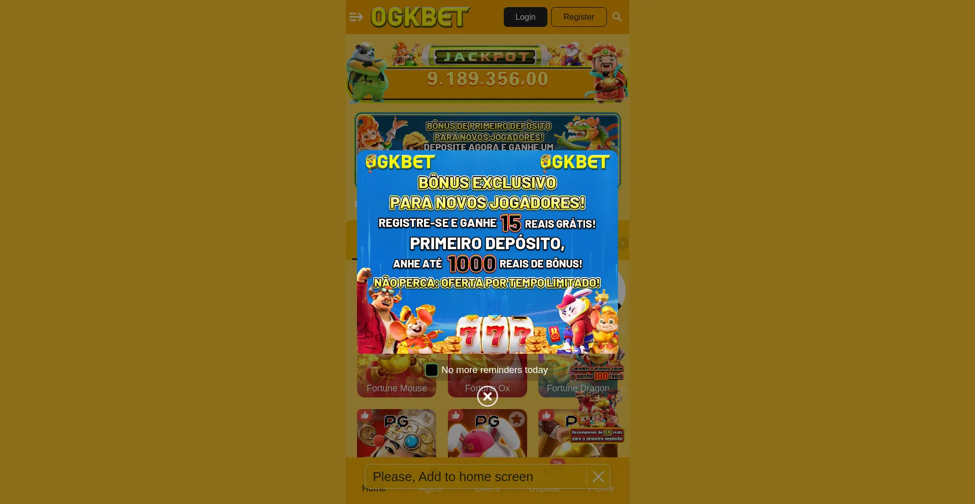 Website screenshot of Ogkbet.com