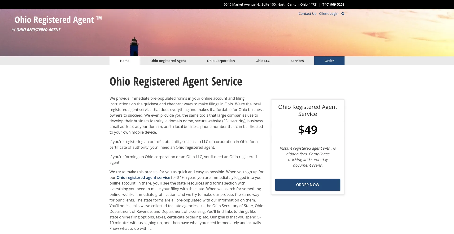 Ohioregisteredagent.com