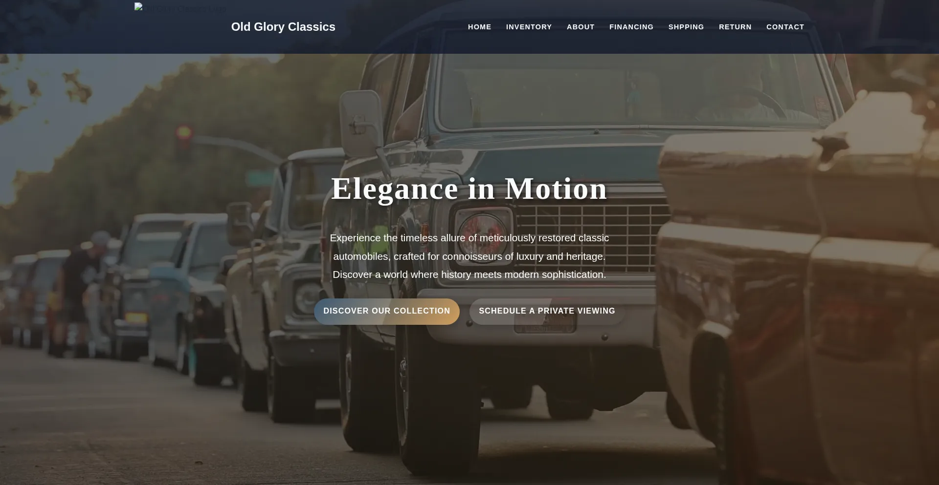 Oldgloryclassics.com Screenshot