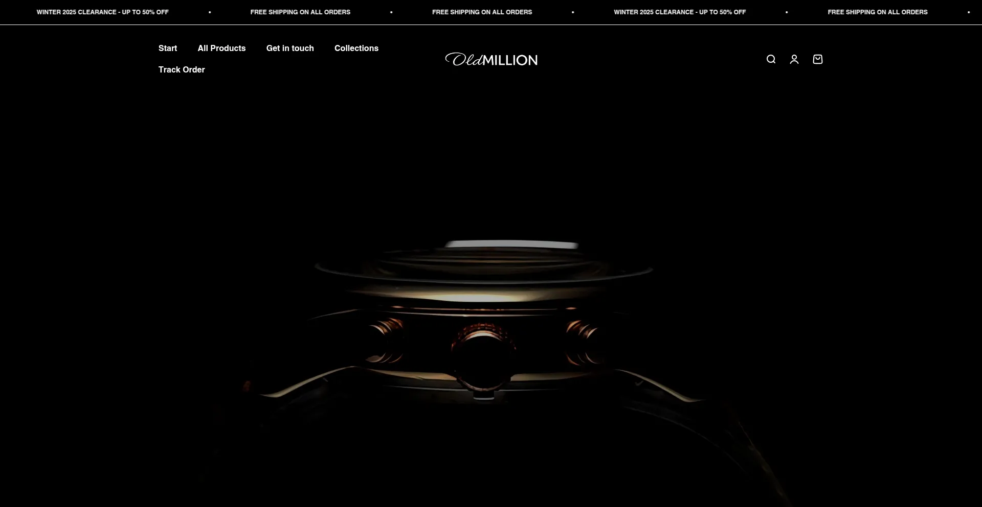 Website screenshot of Oldmchronos.com