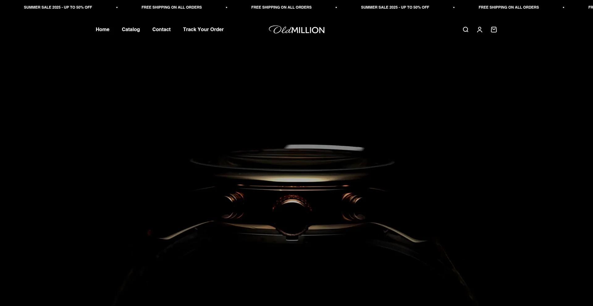 Website screenshot of Oldmillionnautic.com