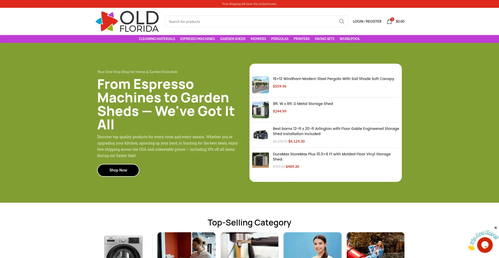 Website screenshot of Oldsflorida.com