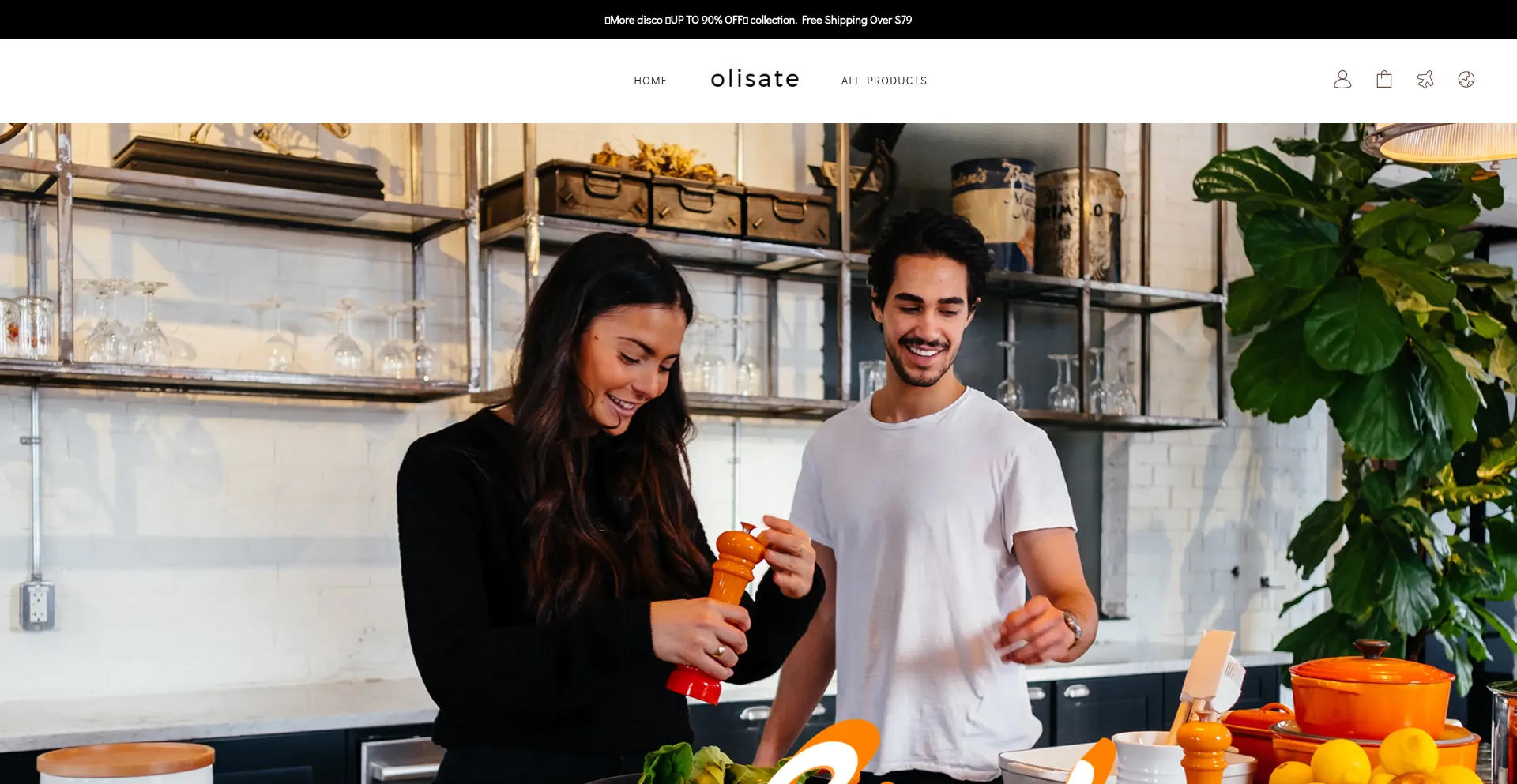 Website screenshot of Olisate.com