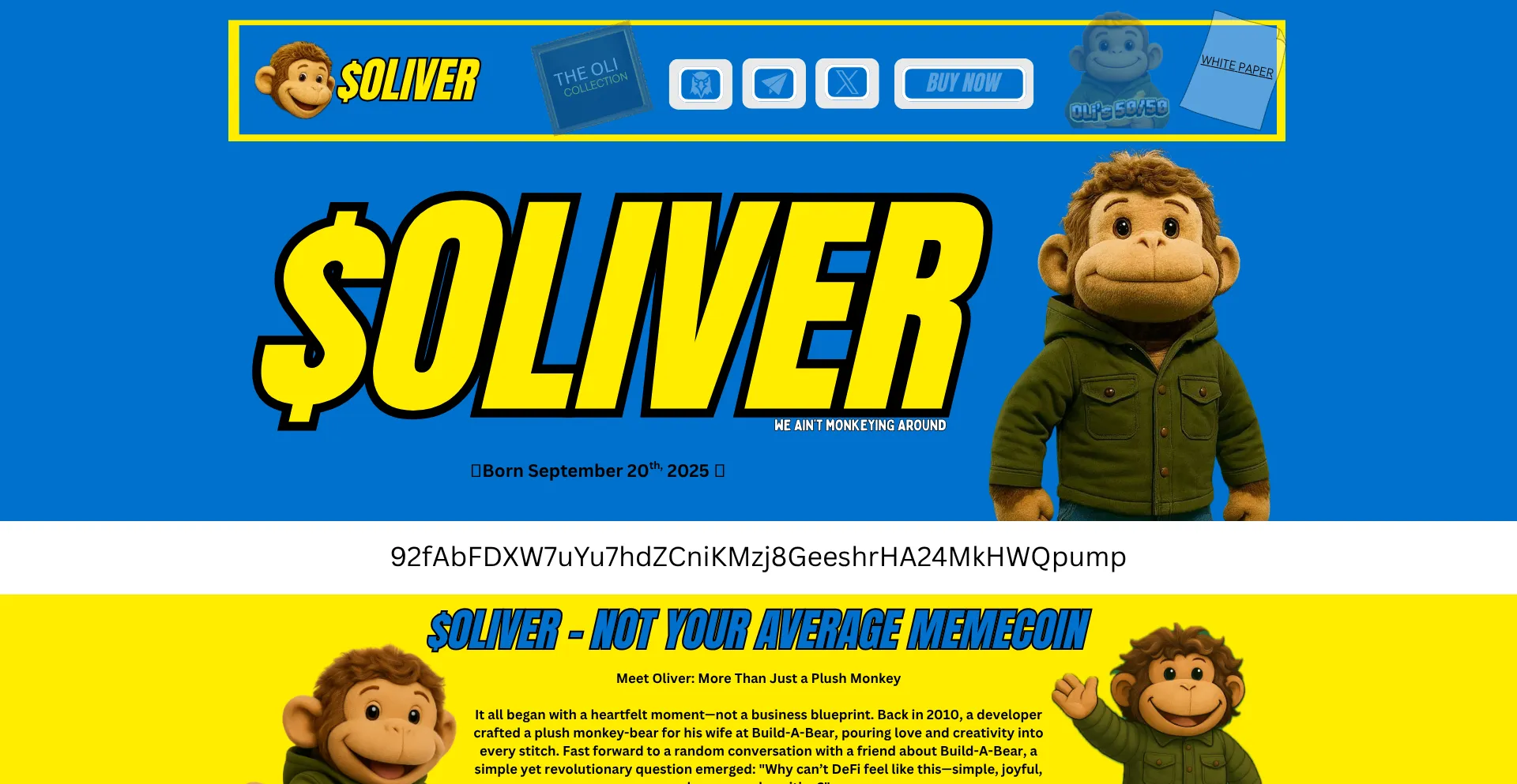 Oliverthemonkey.com
