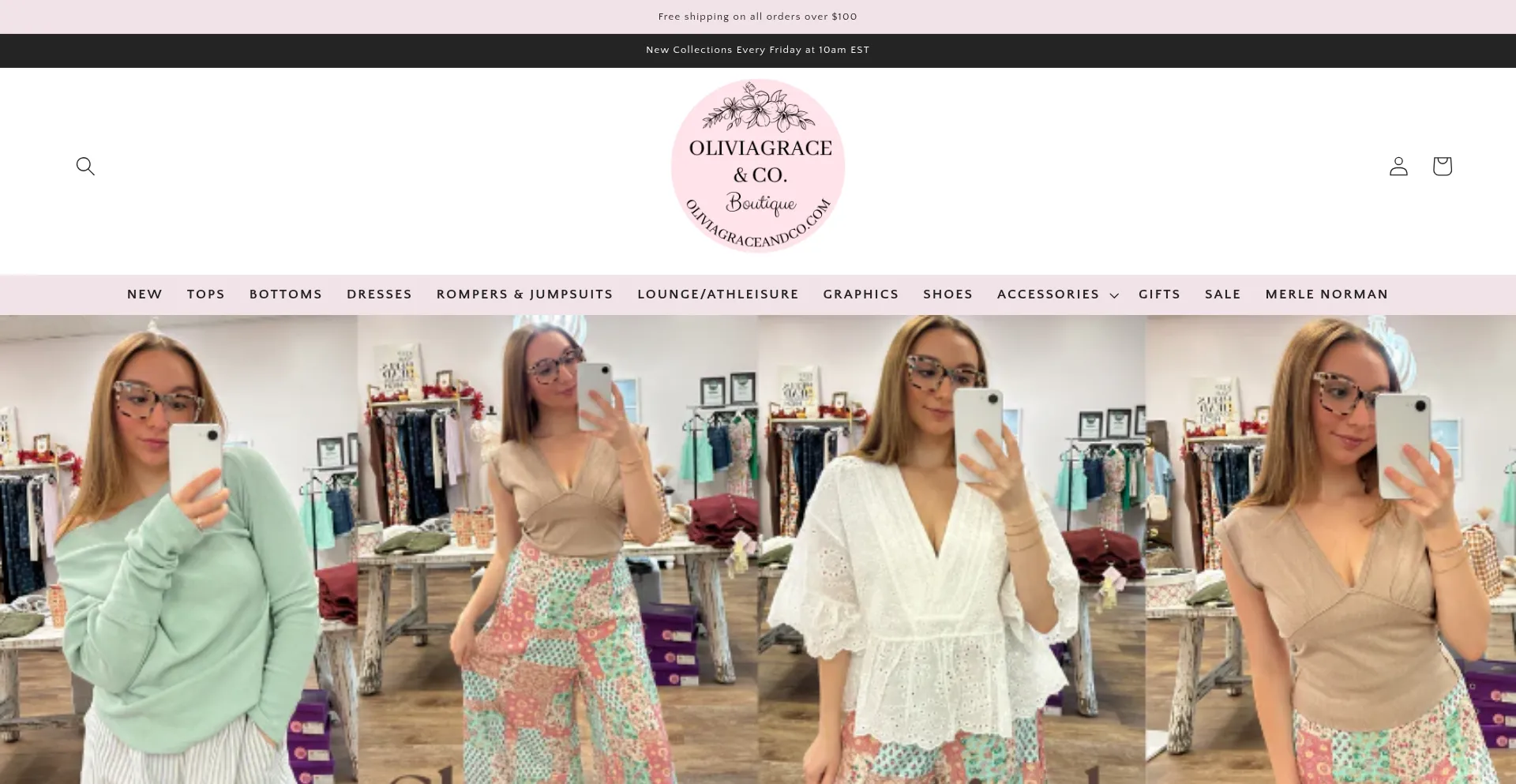 Oliviagraceandco.com Screenshot