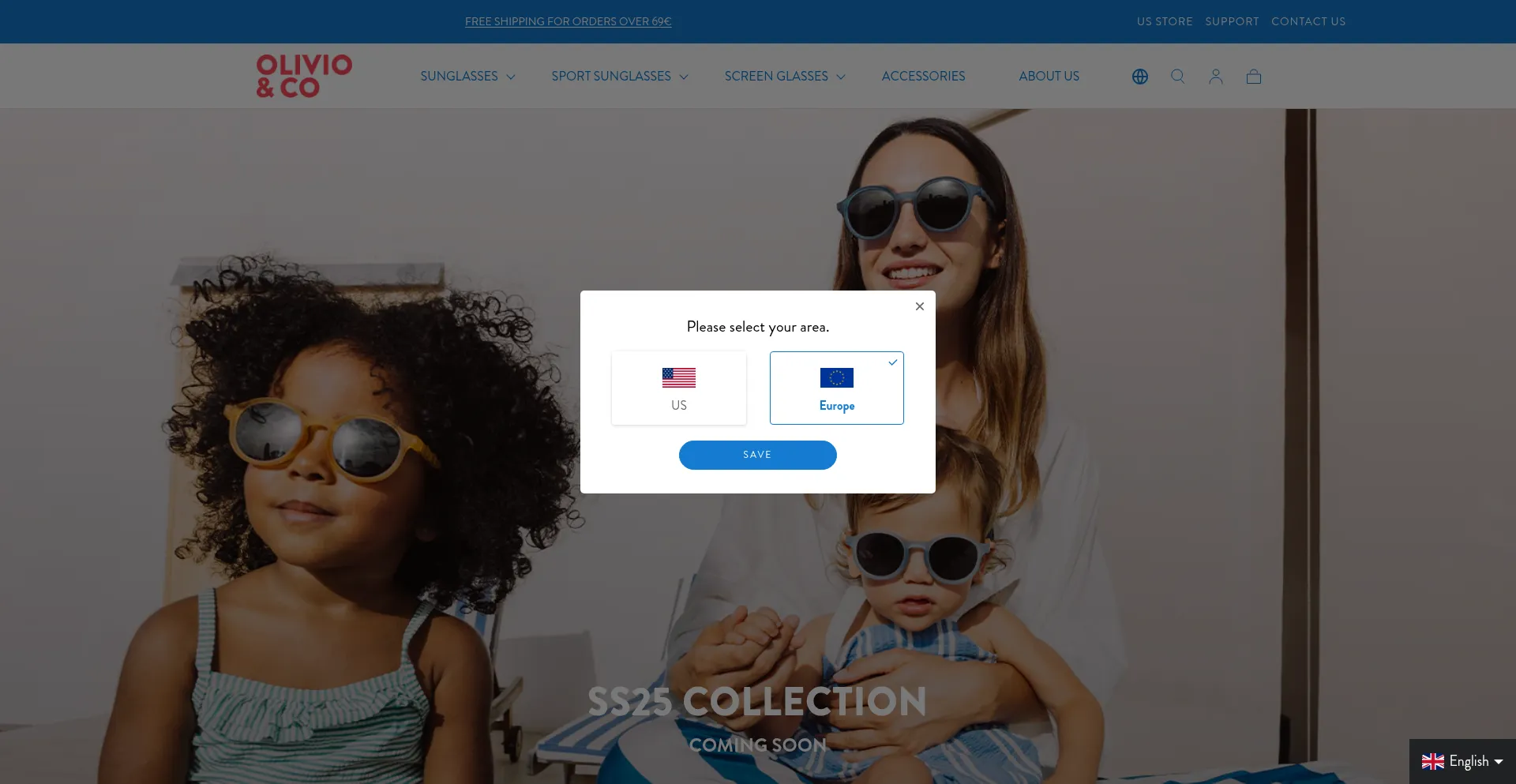 Website screenshot of Olivioandco.eu