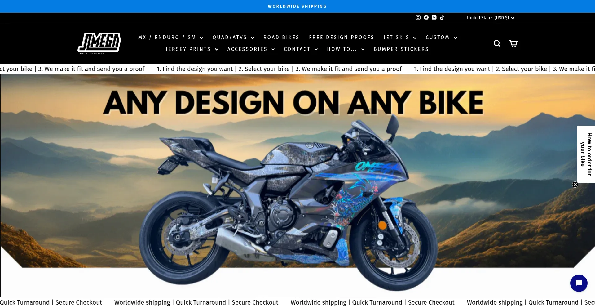 Omegamotographics.com Screenshot