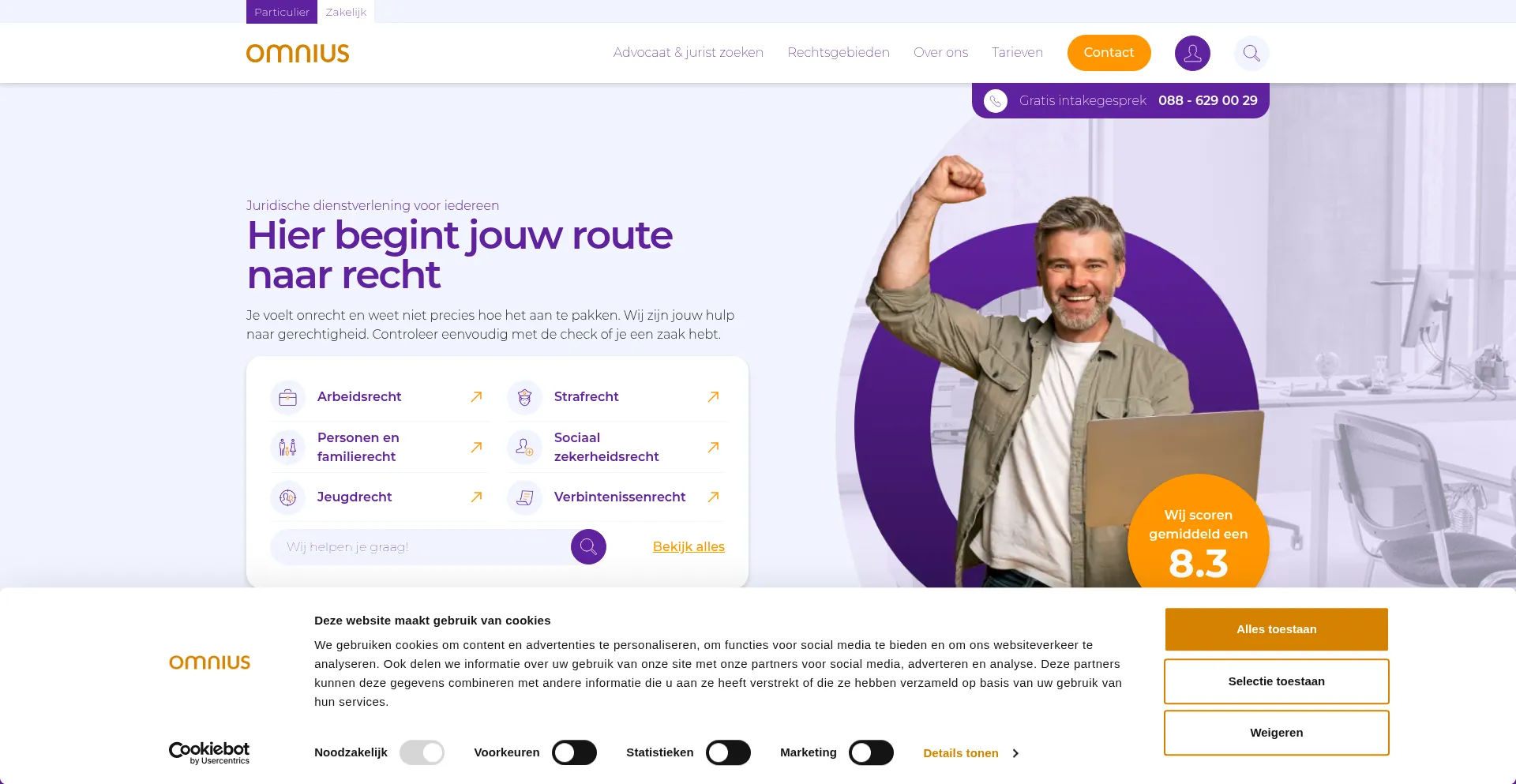 Omnius.nl Screenshot