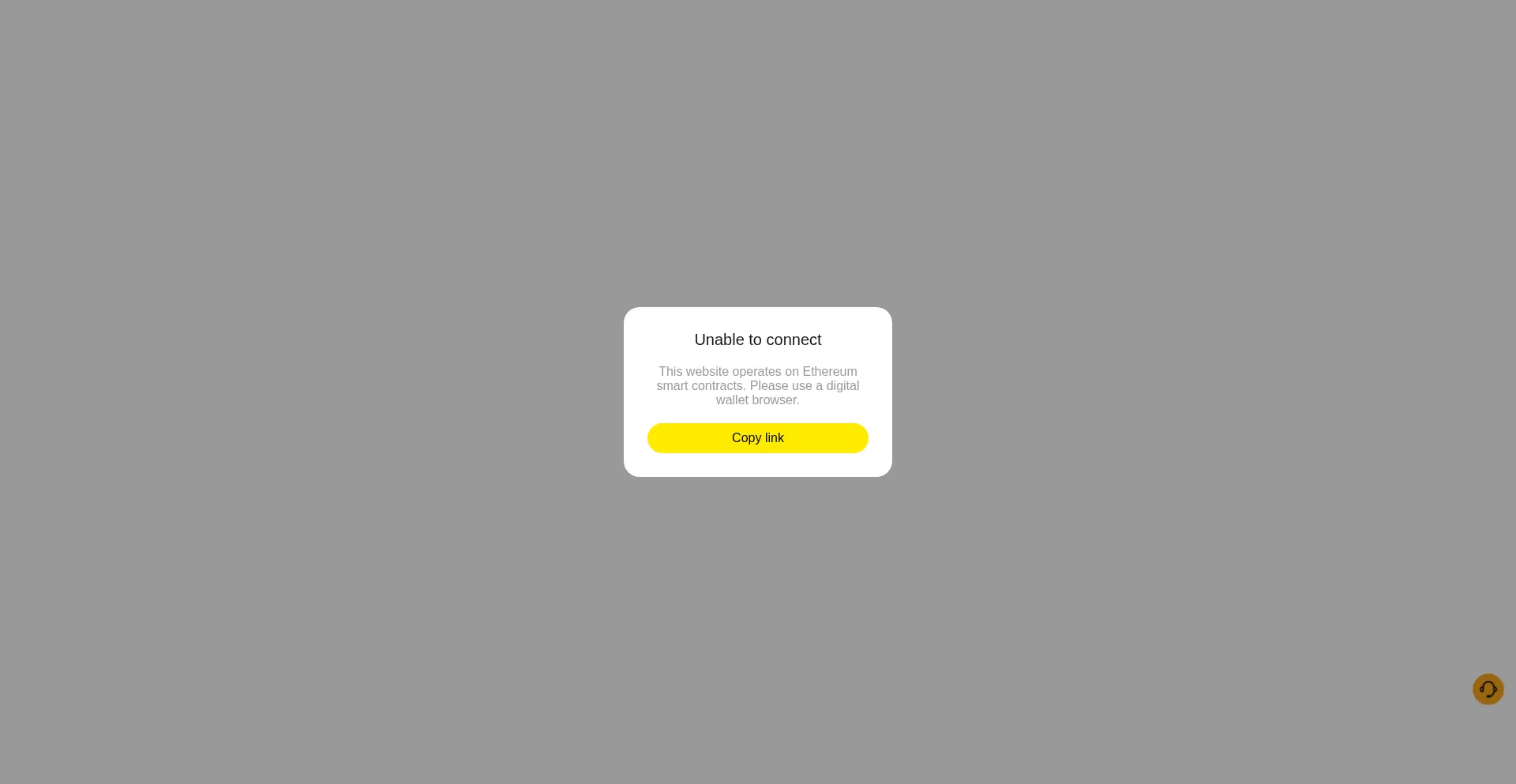 Website screenshot of Onchainchange.top