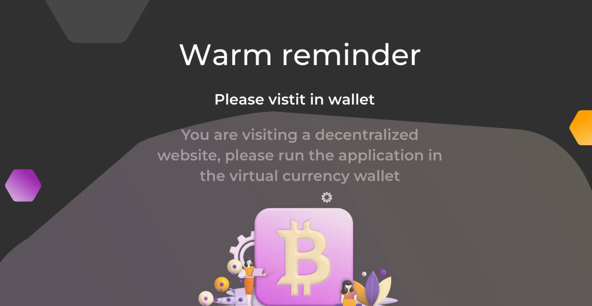 Website screenshot of Onchainvip.ws