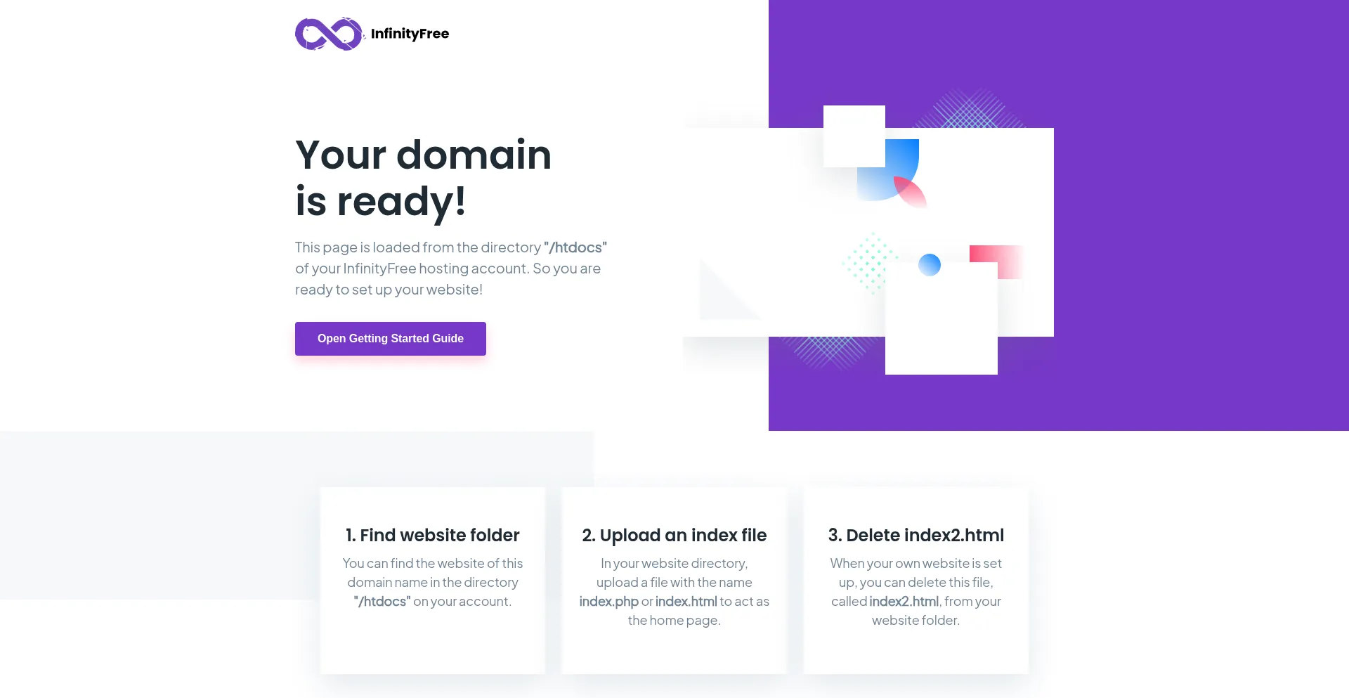 Website screenshot of Oneclickvote.ct.ws
