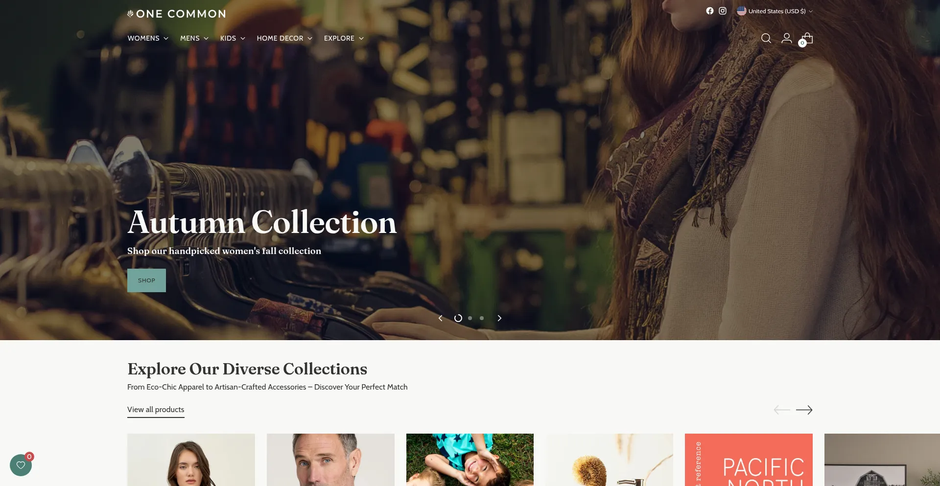 Onecommon.com Screenshot