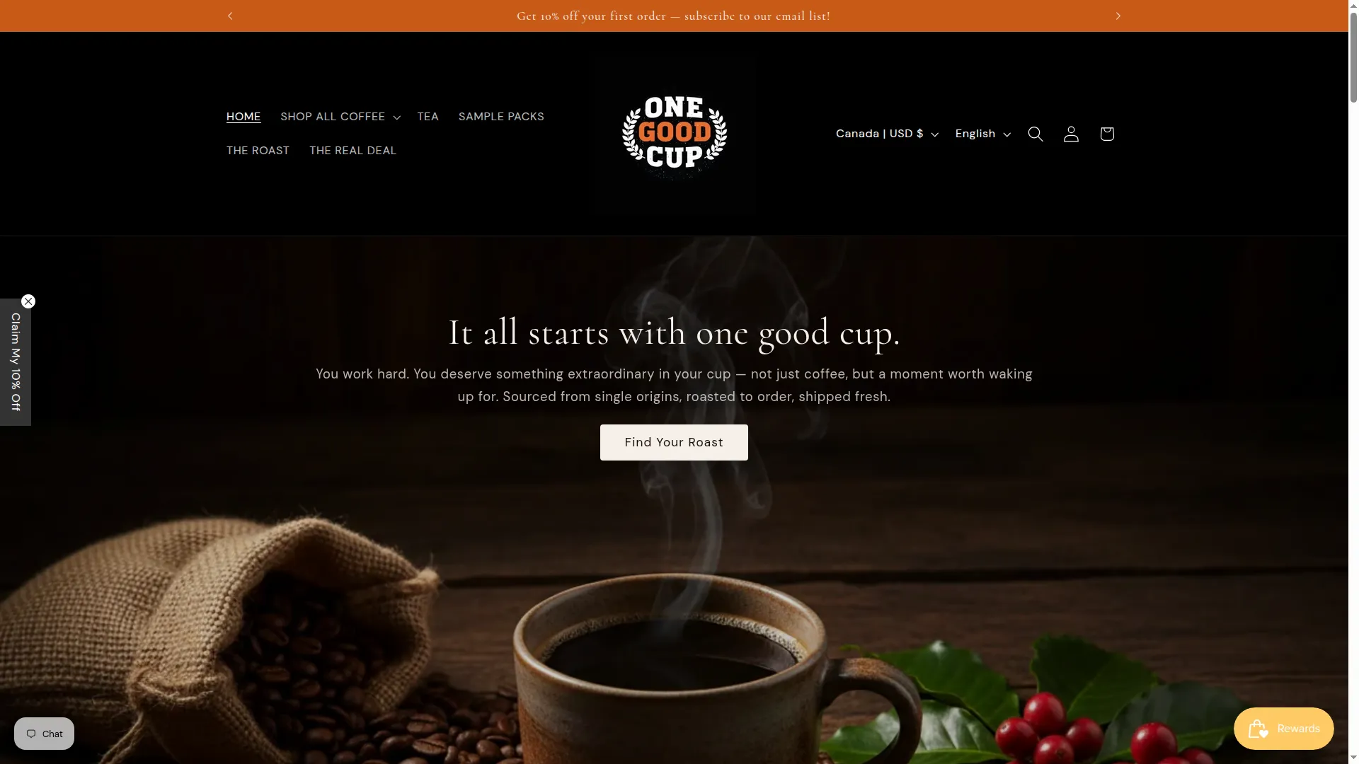 Onegoodcup.com