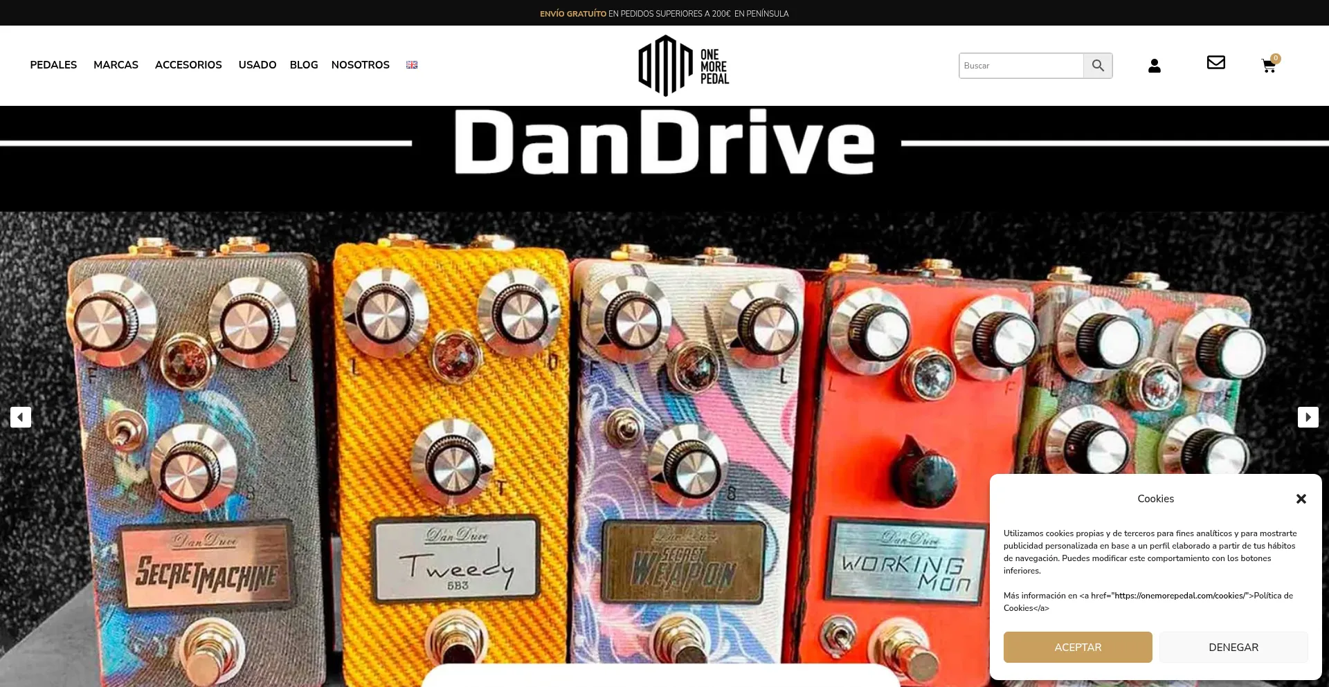 Onemorepedal.com Screenshot