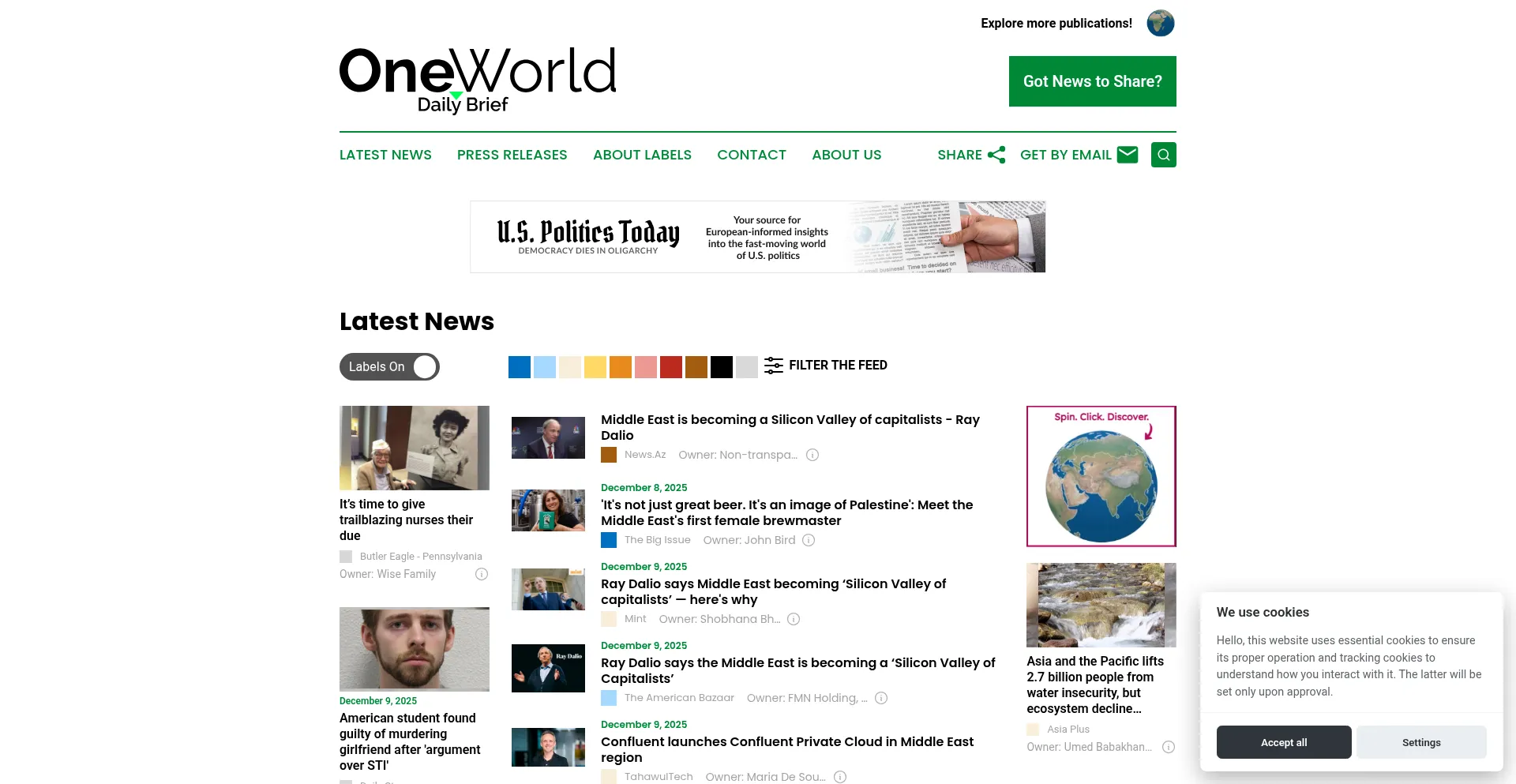 Oneworlddailybrief.com