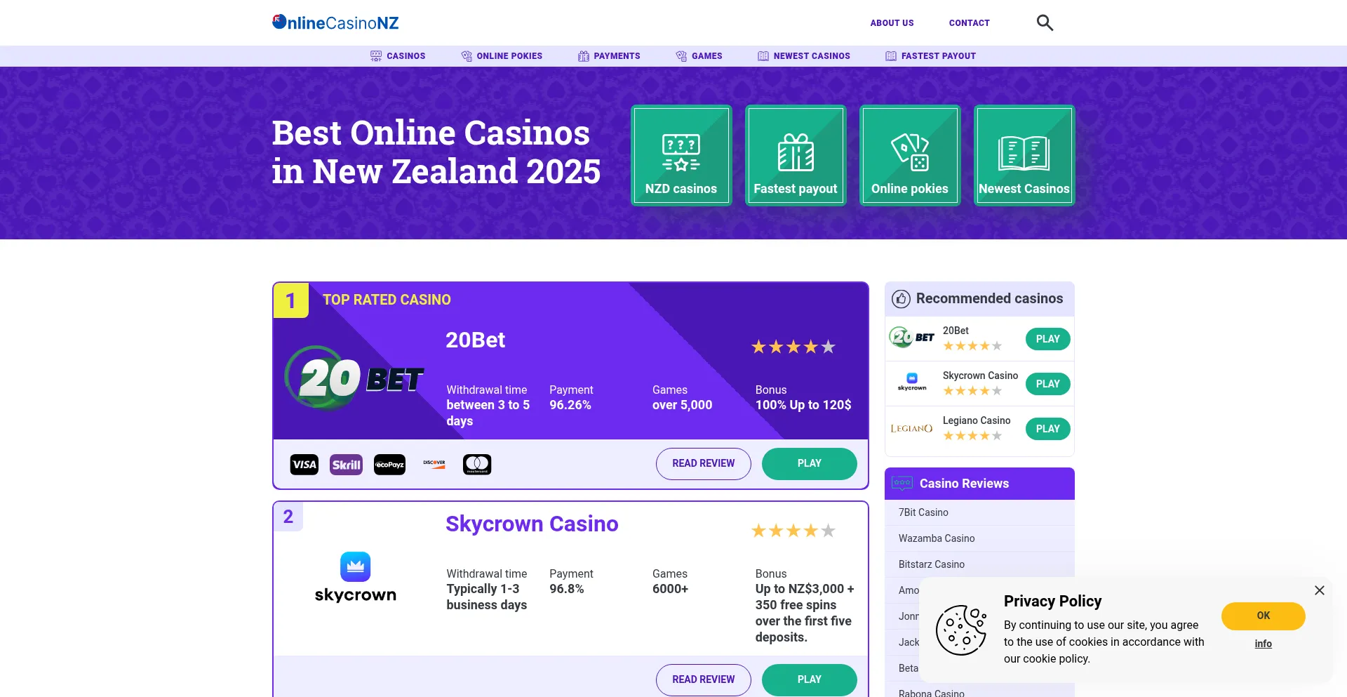 Is Online-casinos.nz Safe?