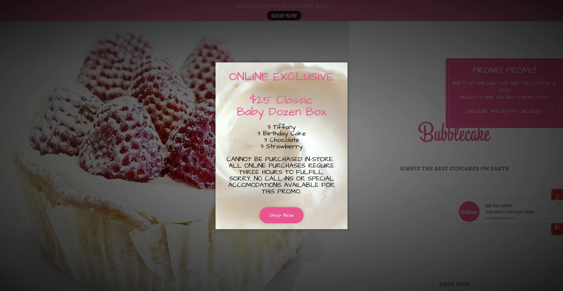 Website screenshot of Onoutletstore.com