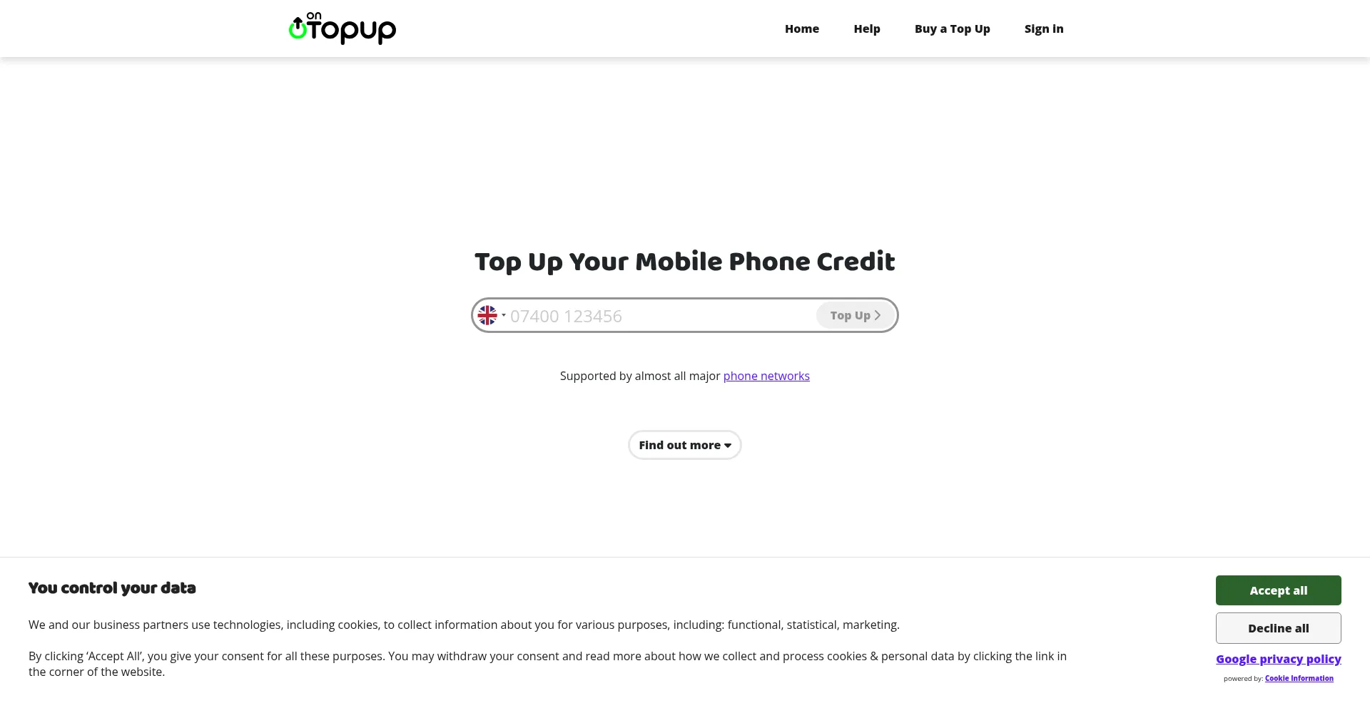 Ontopup.com Screenshot
