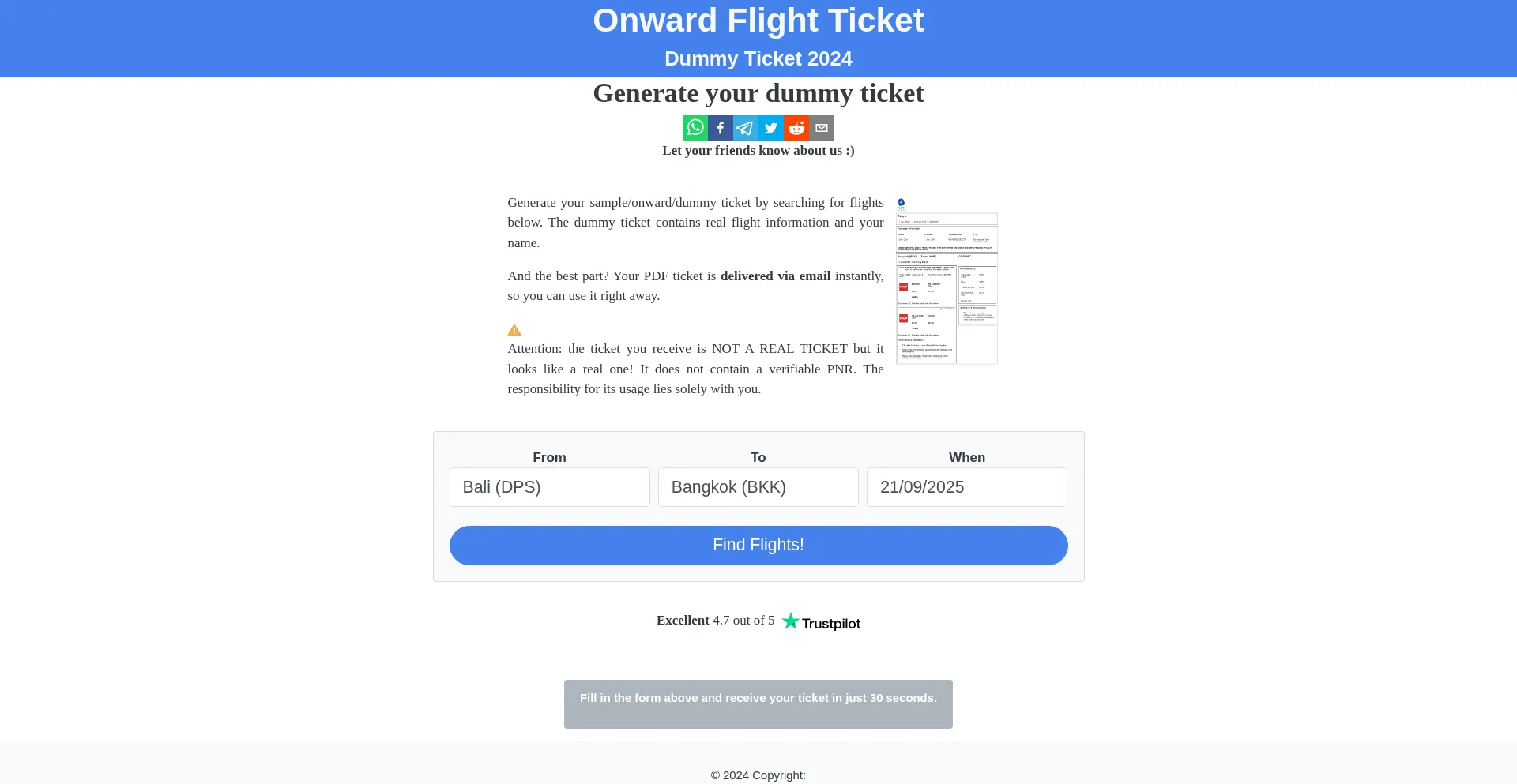 Is Onwardflightticket.com Safe?